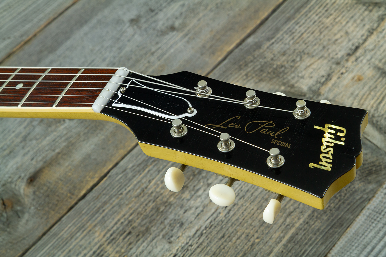 Gibson Custom Shop M2m Les Paul Special 1957 Single Cut Reissue P90 Ht Rw #70554 - Light Aged Tv - Single cut electric guitar - Variation 14