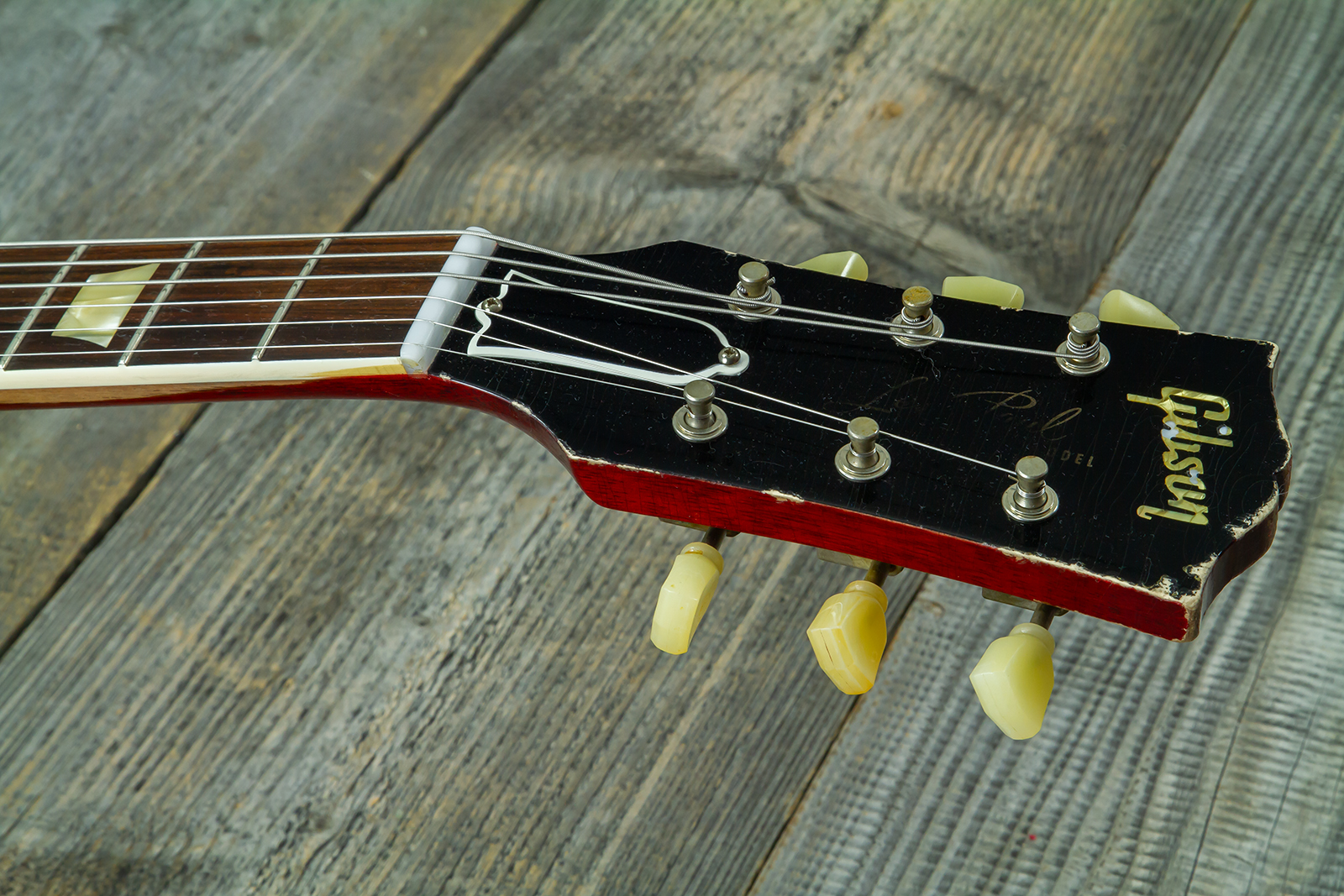 Gibson Custom Shop M2m Les Paul Standard 1958 2h Ht Rw #80780 - Heavy Aged '58 Burst - Single cut electric guitar - Variation 15