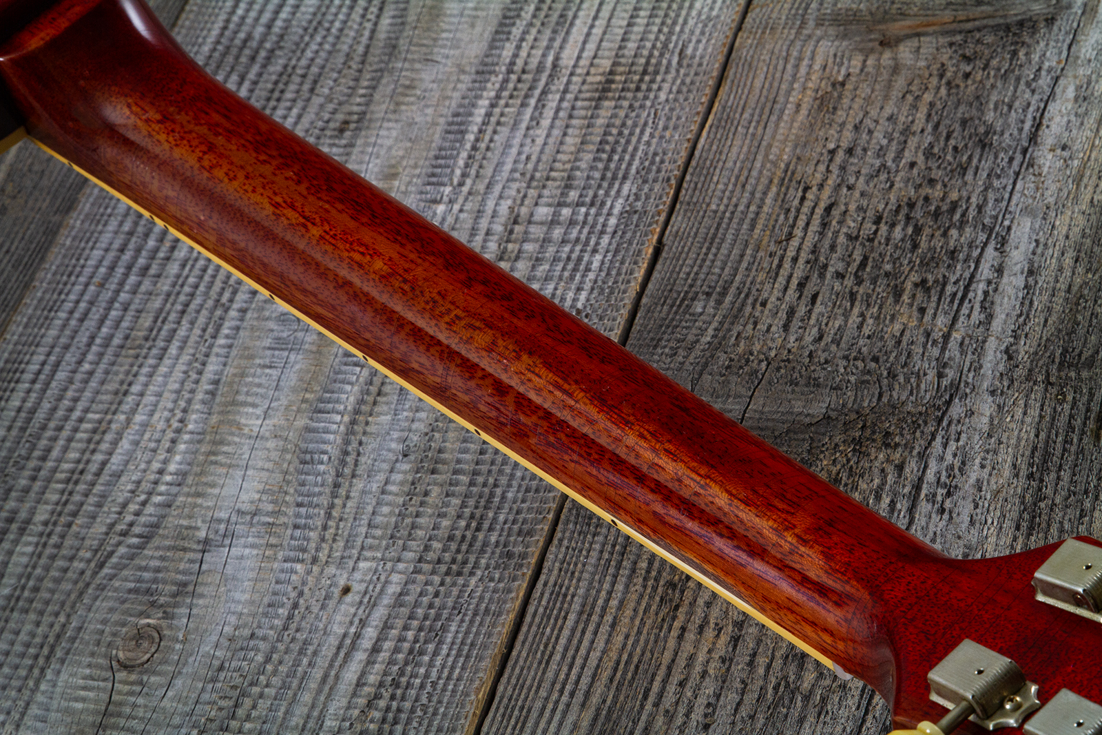 Gibson Custom Shop M2m Les Paul Standard 1958 2h Ht Rw #85546 - Murphy Lab Light Aged Ebony O. Gold - Single cut electric guitar - Variation 11