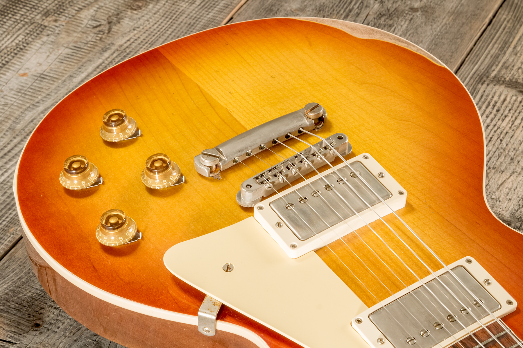 Gibson Custom Shop M2m Les Paul Standard 1958 2h Ht Rw #891404 - Heavy Aged '58 Burst - Single cut electric guitar - Variation 3