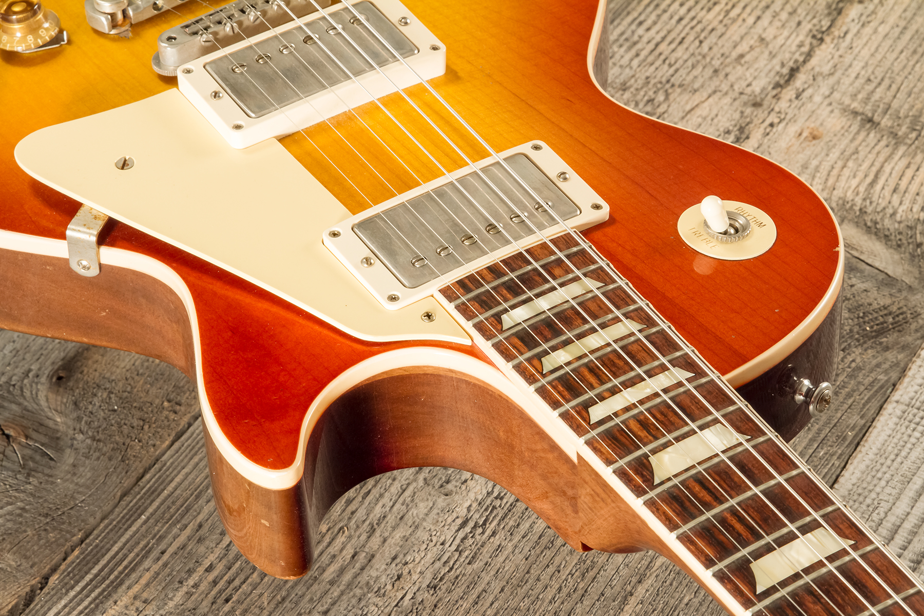 Gibson Custom Shop M2m Les Paul Standard 1958 2h Ht Rw #891404 - Heavy Aged '58 Burst - Single cut electric guitar - Variation 4