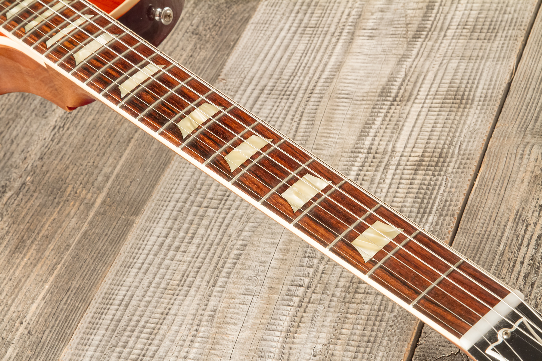 Gibson Custom Shop M2m Les Paul Standard 1958 2h Ht Rw #891404 - Heavy Aged '58 Burst - Single cut electric guitar - Variation 5