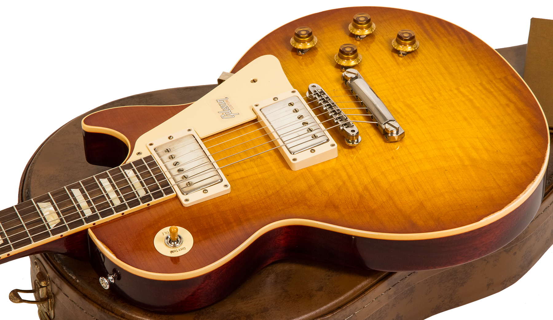 Gibson Custom Shop M2m Les Paul Standard 1958 #891117 - Lightly Aged Iced Tea - Single cut electric guitar - Variation 2
