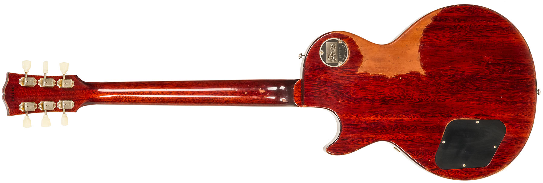 Gibson Custom Shop M2m Les Paul Standard 1958 2h Ht Rw - Heavy Aged '58 Burst - Single cut electric guitar - Variation 1