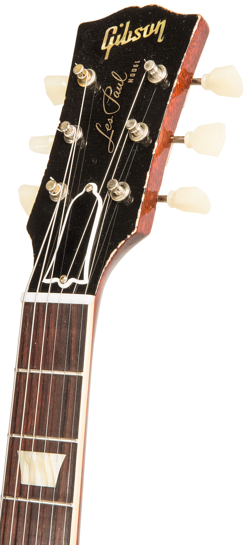 Gibson Custom Shop M2m Les Paul Standard 1958 2h Ht Rw - Heavy Aged '58 Burst - Single cut electric guitar - Variation 4