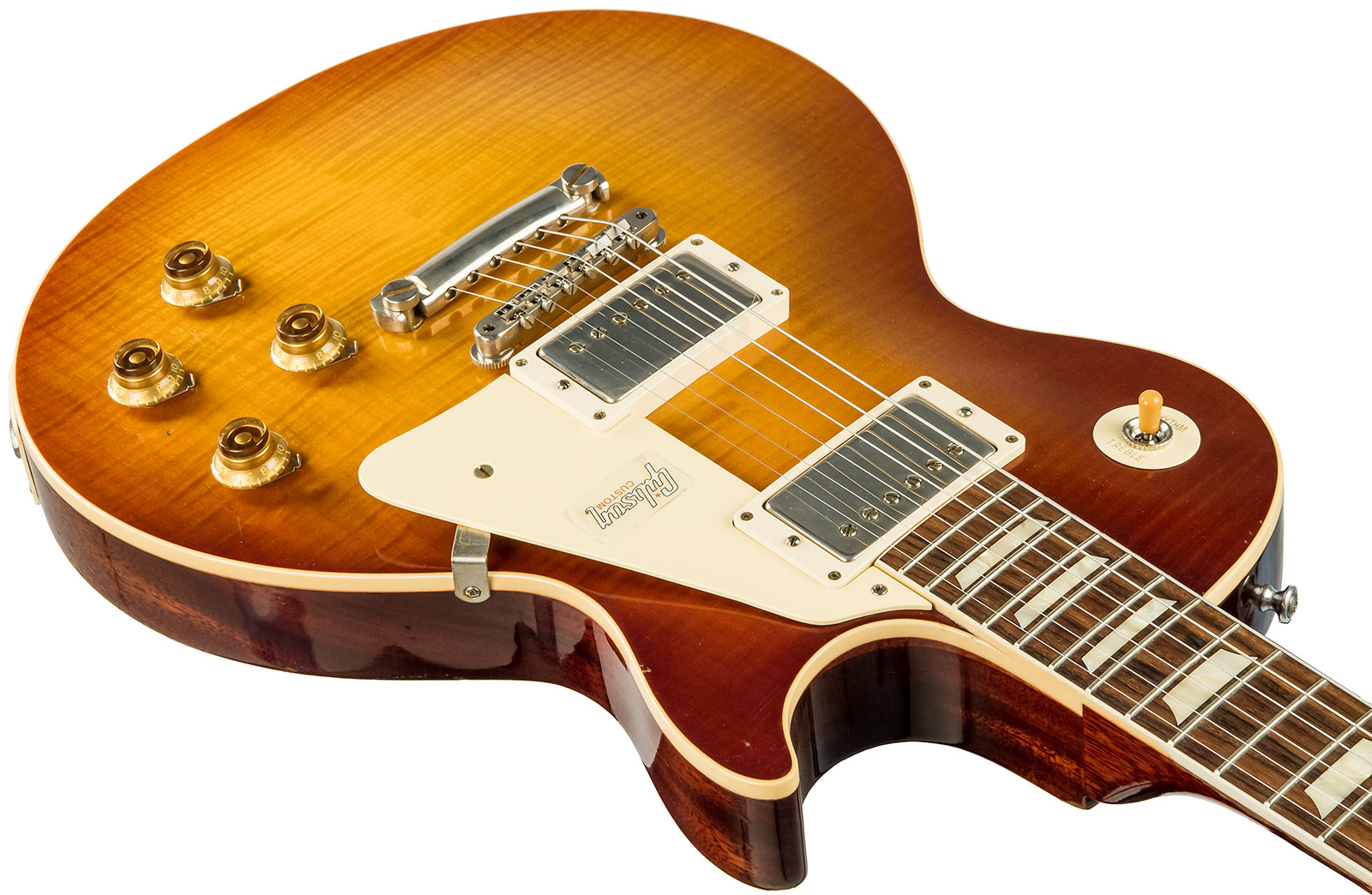 Gibson Custom Shop M2m Les Paul Standard 1958 2h Ht Rw #89886 - Aged Royal Teaburst - Single cut electric guitar - Variation 2