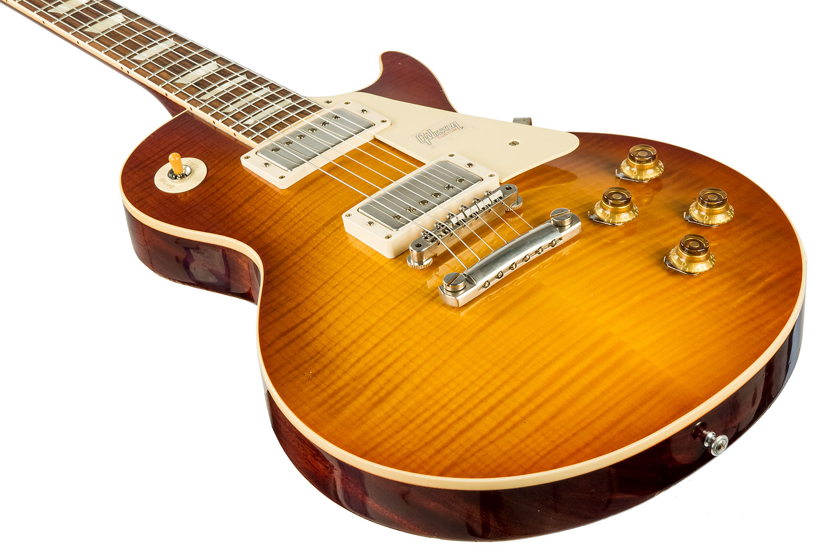 Gibson Custom Shop M2m Les Paul Standard 1958 2h Ht Rw #89886 - Aged Royal Teaburst - Single cut electric guitar - Variation 3