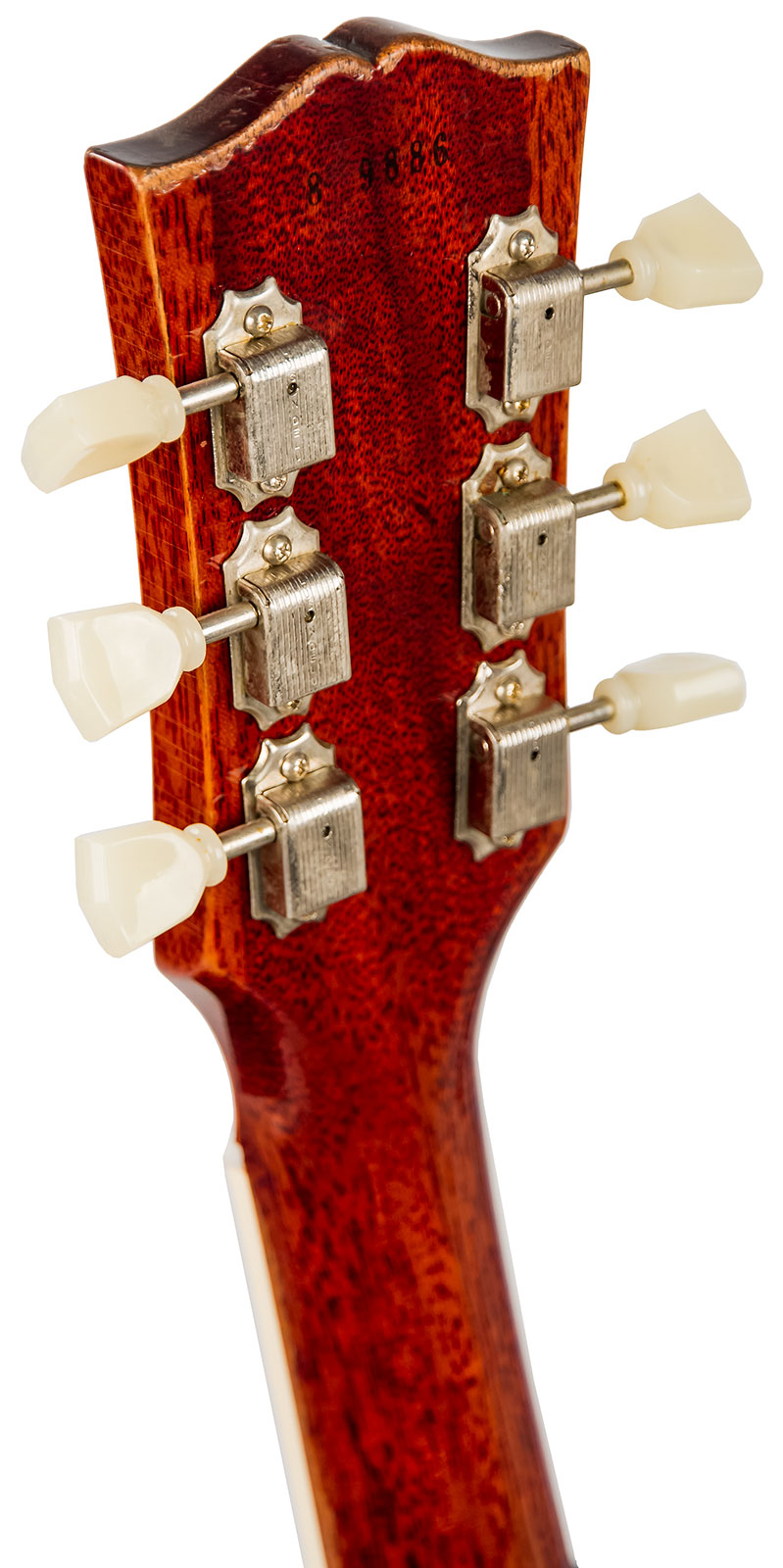 Gibson Custom Shop M2m Les Paul Standard 1958 2h Ht Rw #89886 - Aged Royal Teaburst - Single cut electric guitar - Variation 6