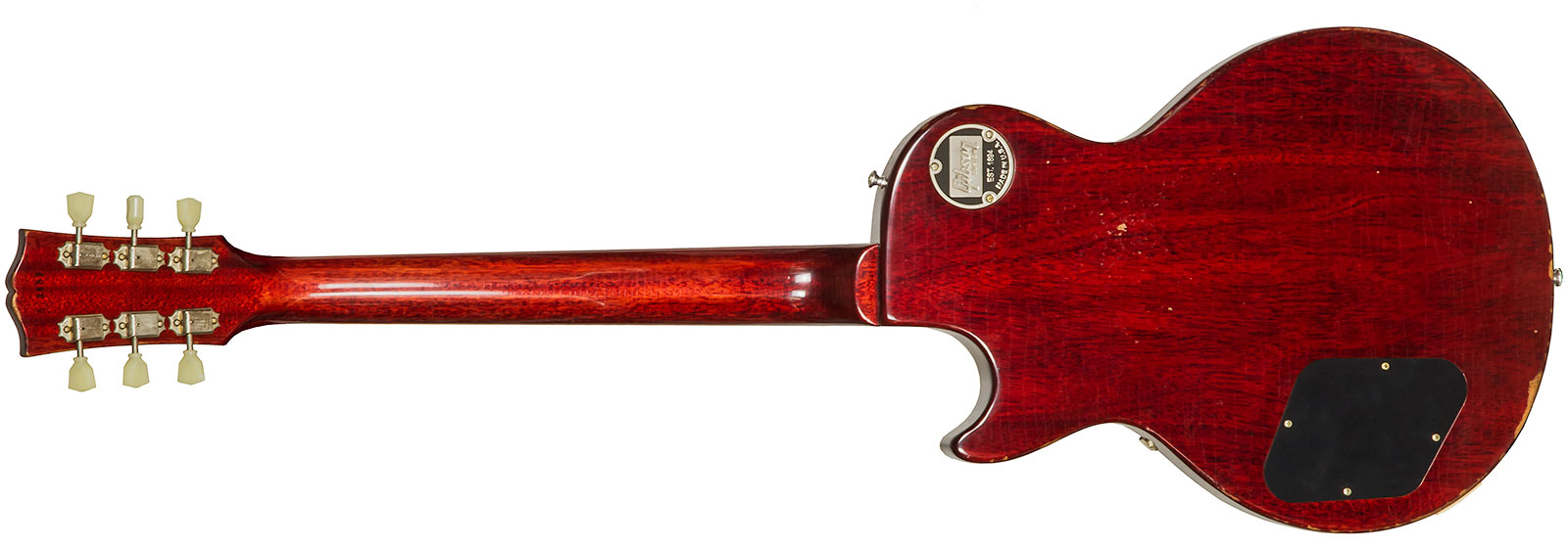 Gibson Custom Shop M2m Les Paul Standard 1958 2h Ht Rw #89889 - Aged Vintage Cherry Burst - Single cut electric guitar - Variation 1