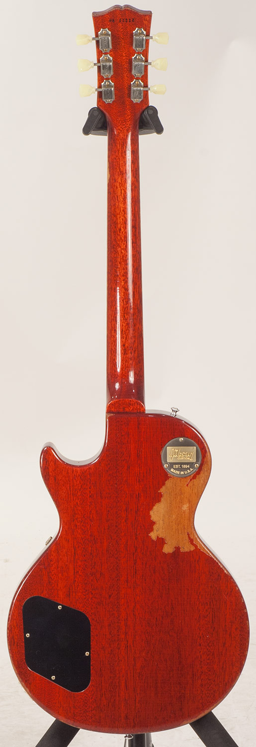 Gibson Custom Shop M2m Les Paul Standard 1958 2h Ht Rw #r862322 - Aged Bourbon Burst - Single cut electric guitar - Variation 1