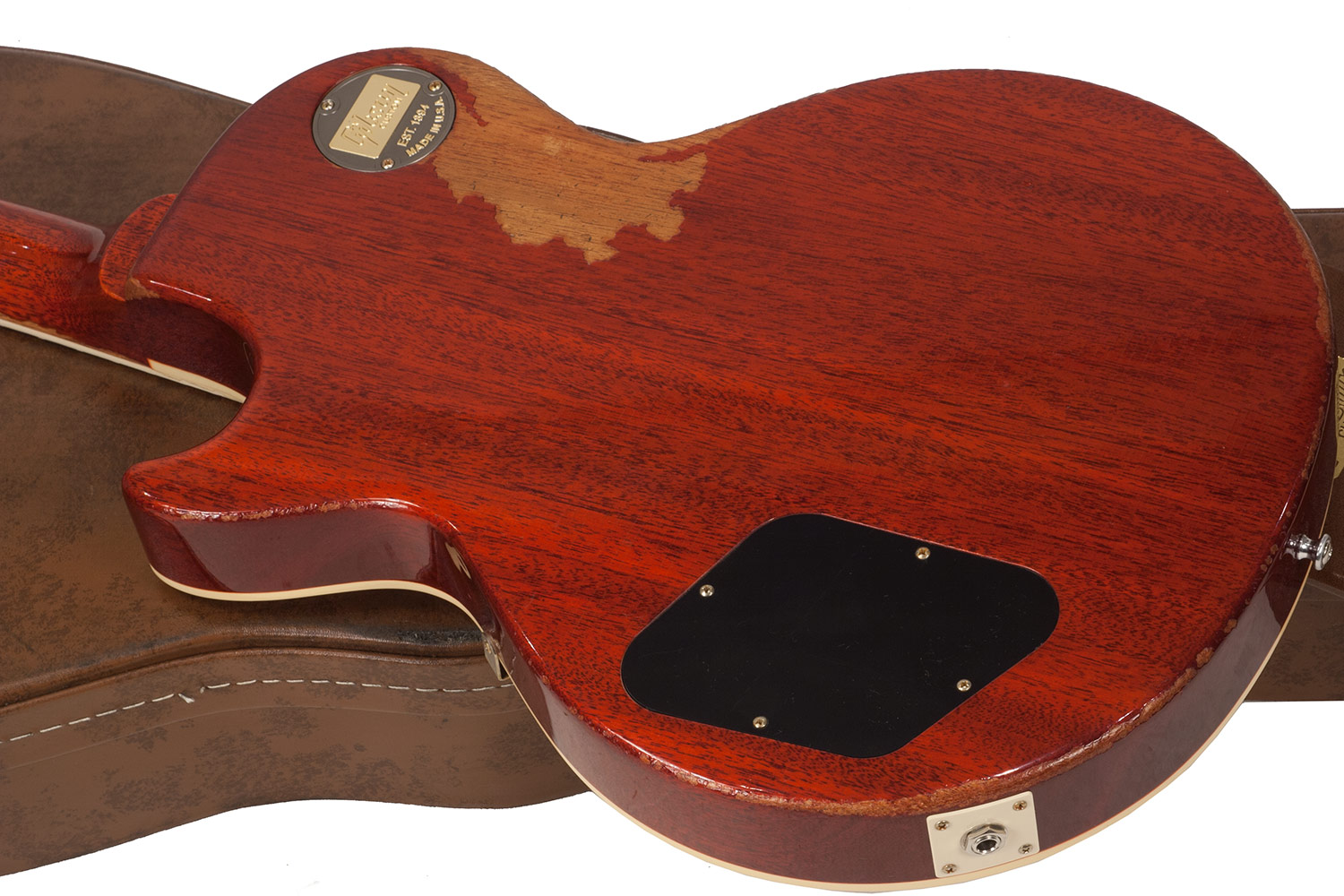 Gibson Custom Shop M2m Les Paul Standard 1958 2h Ht Rw #r862322 - Aged Bourbon Burst - Single cut electric guitar - Variation 5