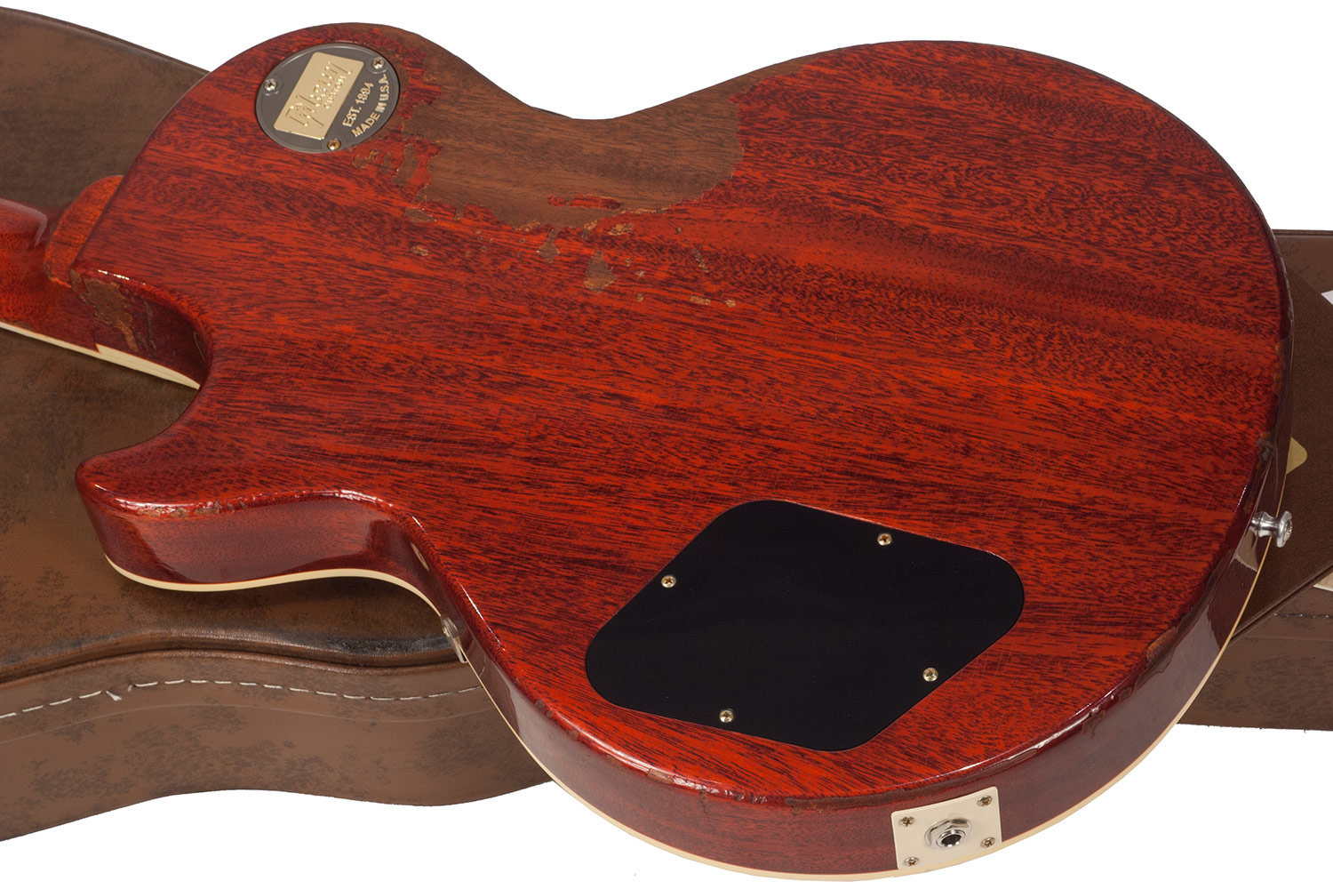Gibson Custom Shop M2m Les Paul Standard 1958 2h Ht Rw #r862323 - Aged Kindred Burst Fade - Single cut electric guitar - Variation 4