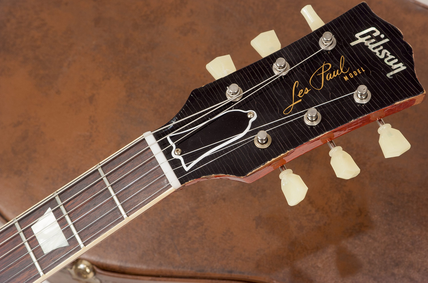 Gibson Custom Shop M2m Les Paul Standard 1958 2h Ht Rw #r862323 - Aged Kindred Burst Fade - Single cut electric guitar - Variation 5