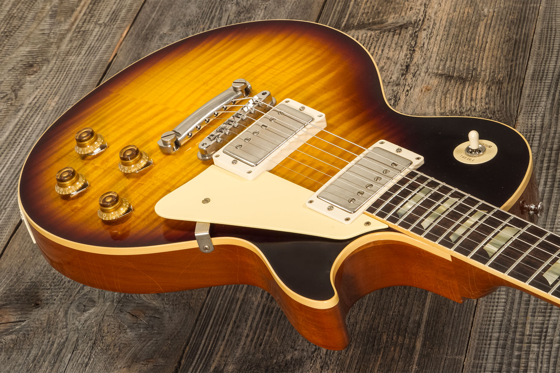 Gibson Custom Shop M2m Les Paul Standard 1959 2h Ht Rw #932147 - Murphy Lab Ultra Light Aged Kindred Burst - Single cut electric guitar - Variation 2