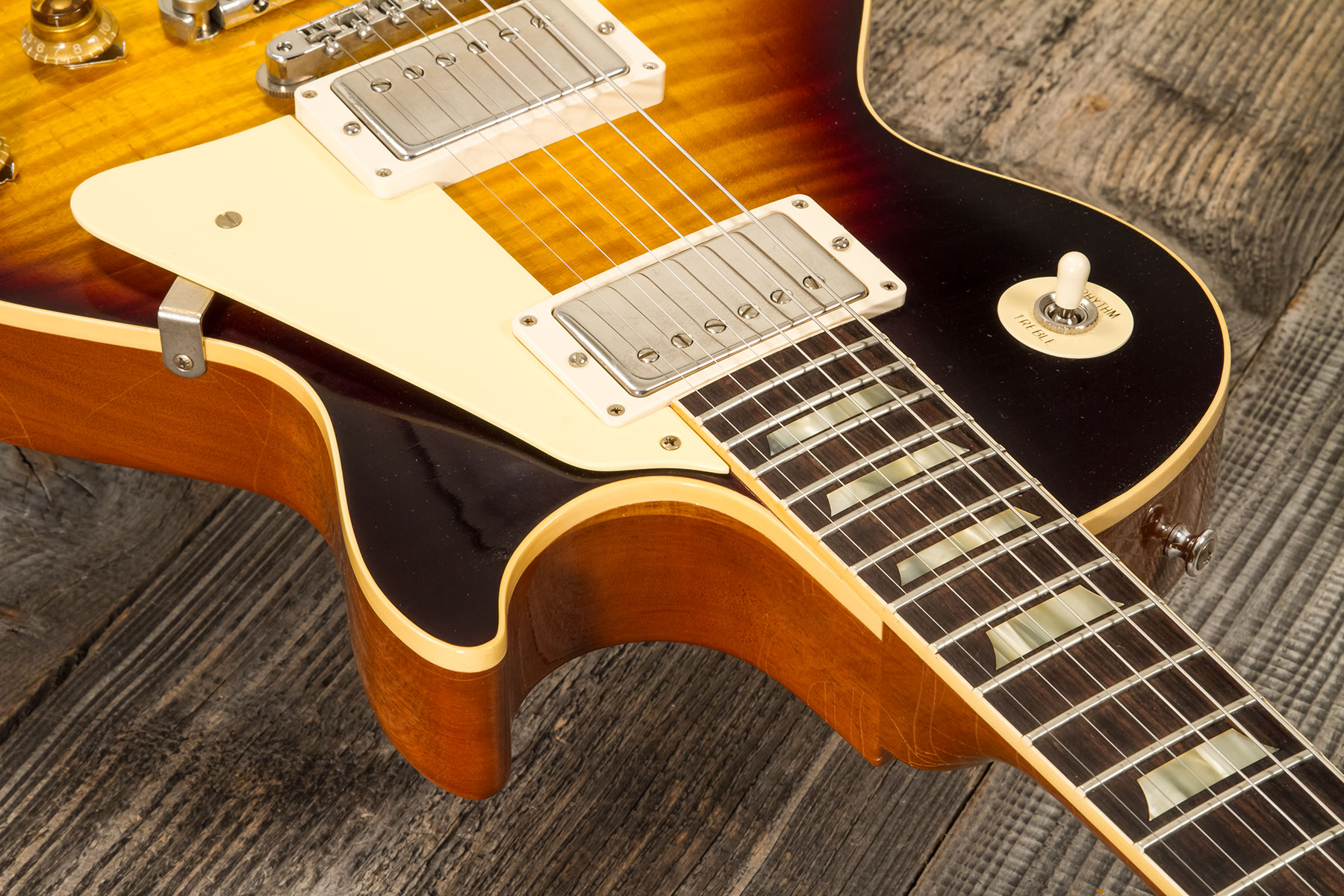 Gibson Custom Shop M2m Les Paul Standard 1959 2h Ht Rw #932147 - Murphy Lab Ultra Light Aged Kindred Burst - Single cut electric guitar - Variation 4