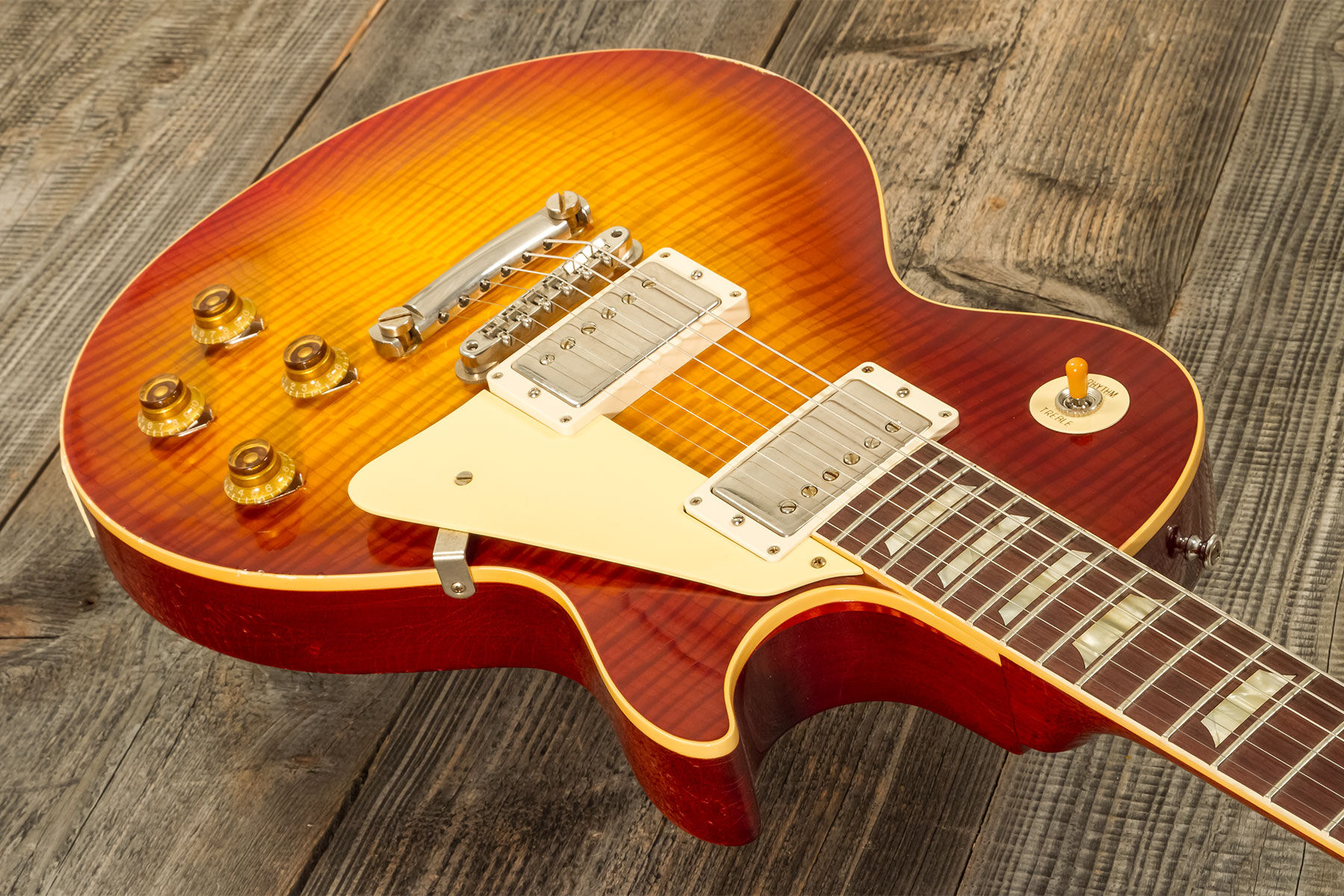Gibson Custom Shop M2m Les Paul Standard 1959 2h Ht Rw #932609 - Murphy Lab Light Aged Royal Tea Burst - Single cut electric guitar - Variation 2