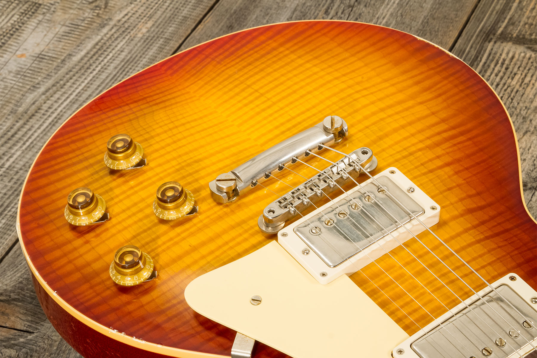 Gibson Custom Shop M2m Les Paul Standard 1959 2h Ht Rw #932609 - Murphy Lab Light Aged Royal Tea Burst - Single cut electric guitar - Variation 3