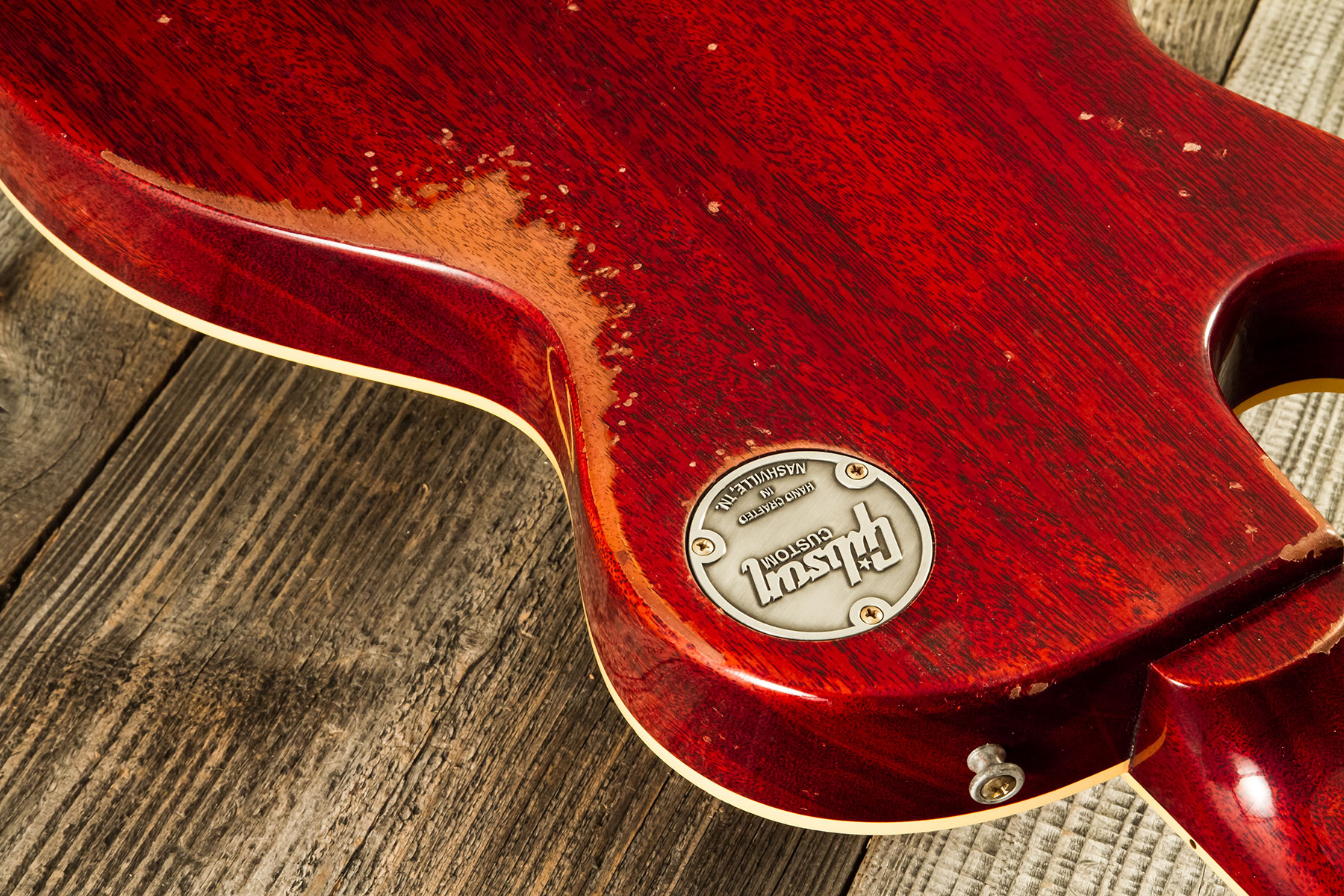 Gibson Custom Shop M2m Les Paul Standard 1959 2h Ht Rw #942136 - Murphy Lab Heavy Aged Sunrise Tea Burst - Single cut electric guitar - Variation 9