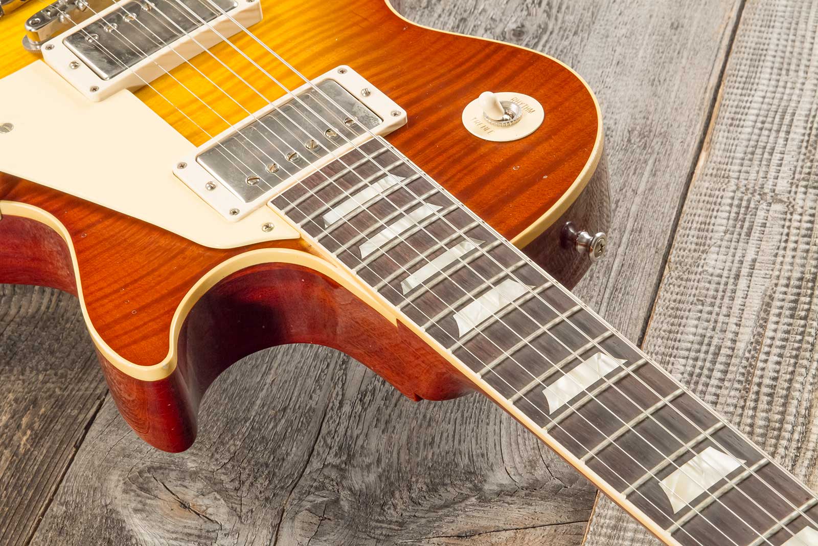 Gibson Custom Shop M2m Les Paul Standard 1959 2h Ht Rw #94898 - Murphy Lab Light Aged Royal Tea Burst - Single cut electric guitar - Variation 4