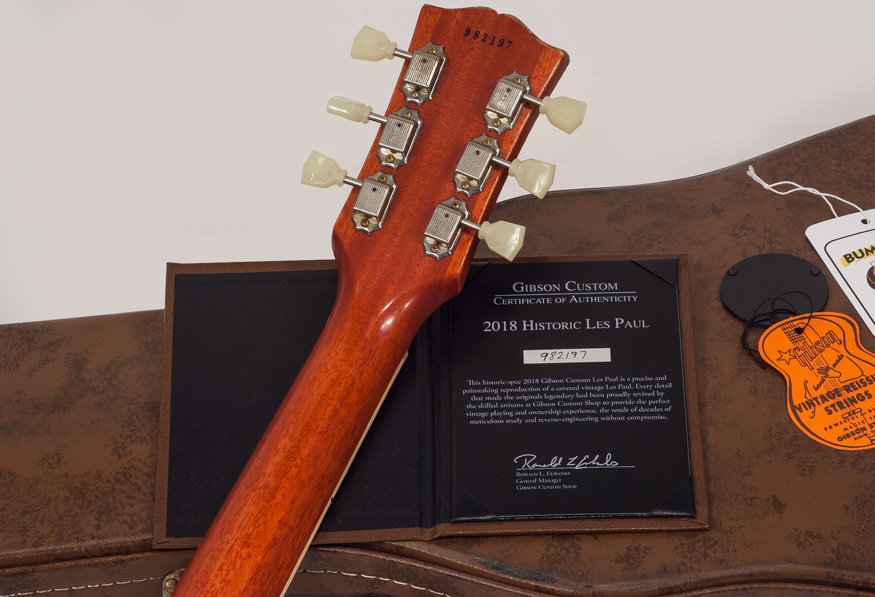 Gibson Custom Shop M2m Les Paul Standard 1959 2h Ht Rw #982197 - Heavy Aged Iced Tea - Single cut electric guitar - Variation 5