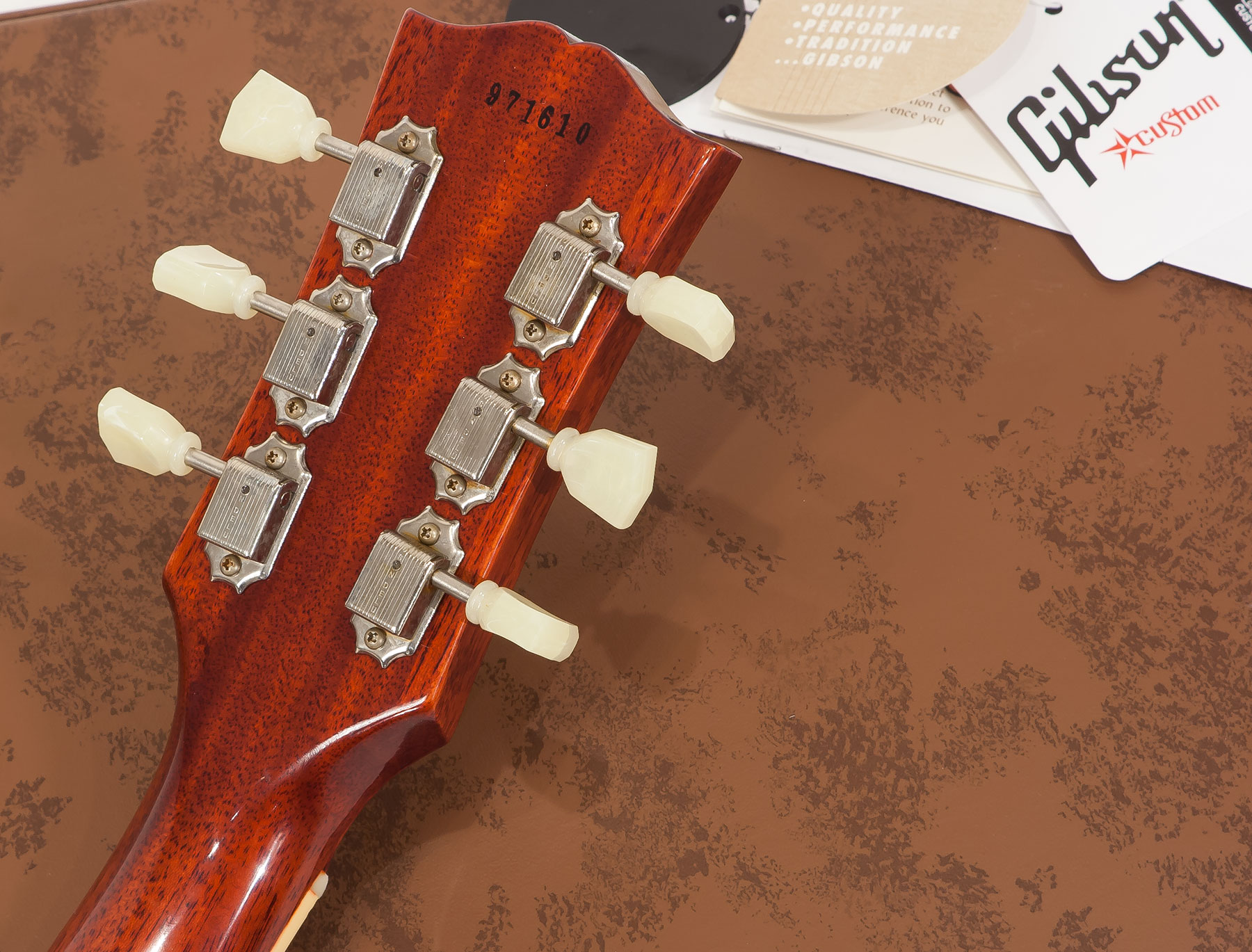 Gibson Custom Shop M2m Les Paul Standard 1959 Lh Gaucher Ltd 2h Ht Rw #971610 - Vos Washed Cherry - Left-handed electric guitar - Variation 7