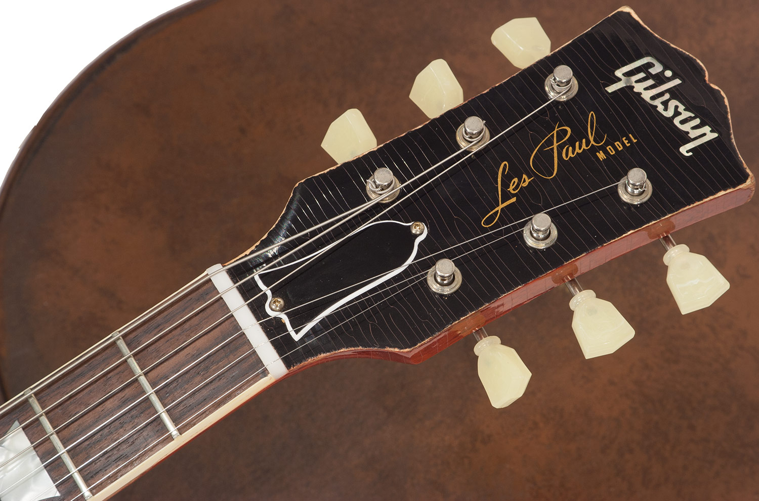 Gibson Custom Shop M2m Les Paul Standard 1959 2h Ht Rw #r961618 - Aged Sunrise Teaburst - Single cut electric guitar - Variation 4