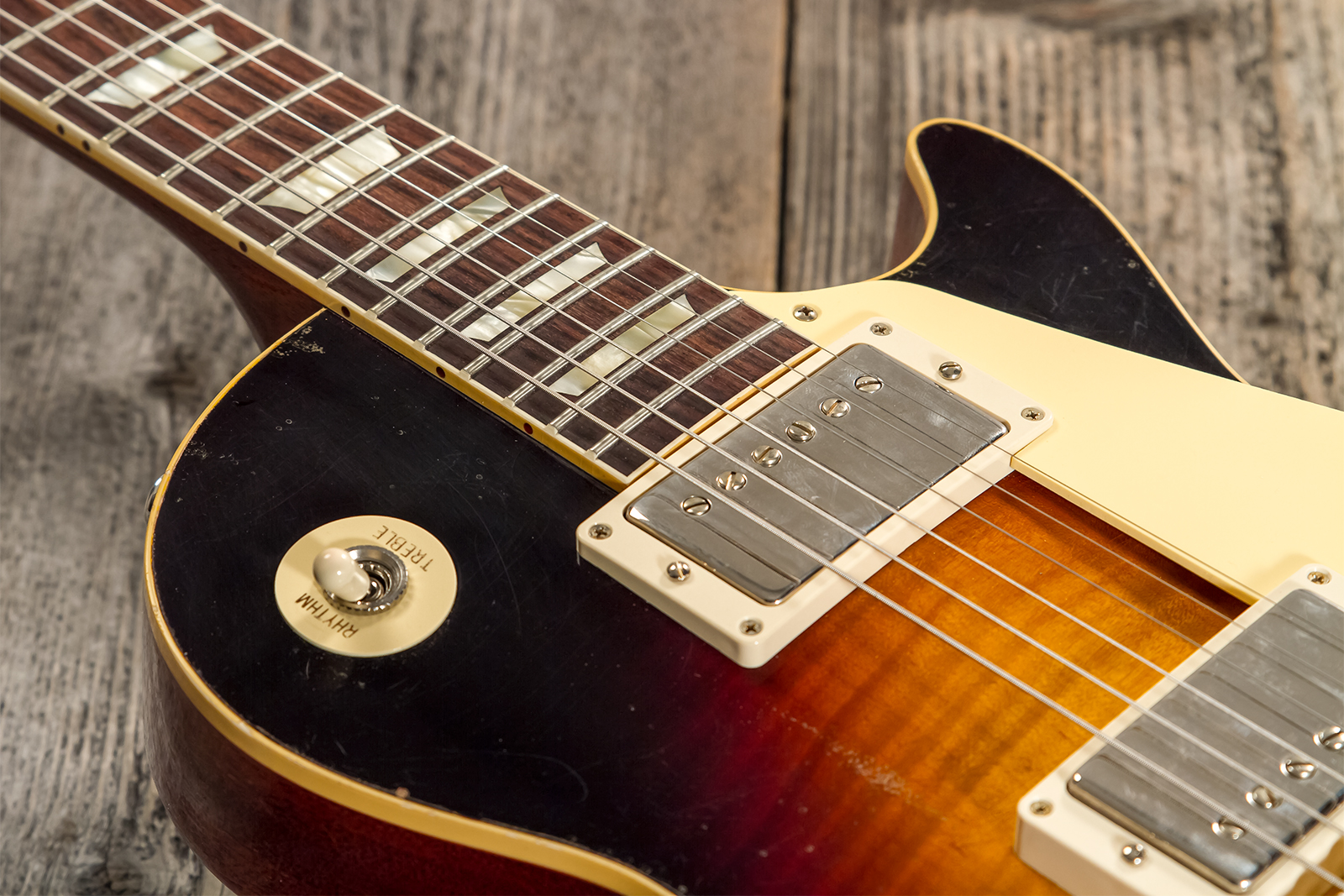 Gibson Custom Shop M2m Les Paul Standard 1959 Reissue 2h Ht Rw #932163 - Murphy Lab Light Aged Dark Burst - Single cut electric guitar - Variation 3