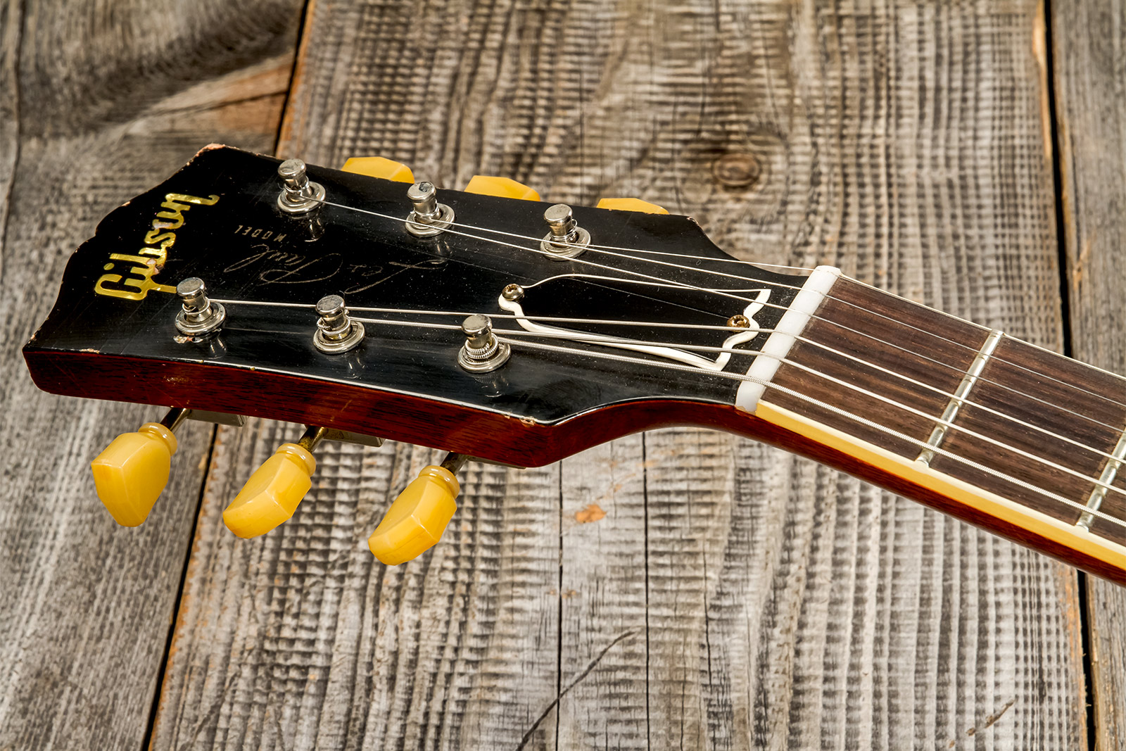 Gibson Custom Shop M2m Les Paul Standard 1959 Reissue 2h Ht Rw #932980 - Murphy Lab Heavy Aged Dirty Lemon Fade - Single cut electric guitar - Variati