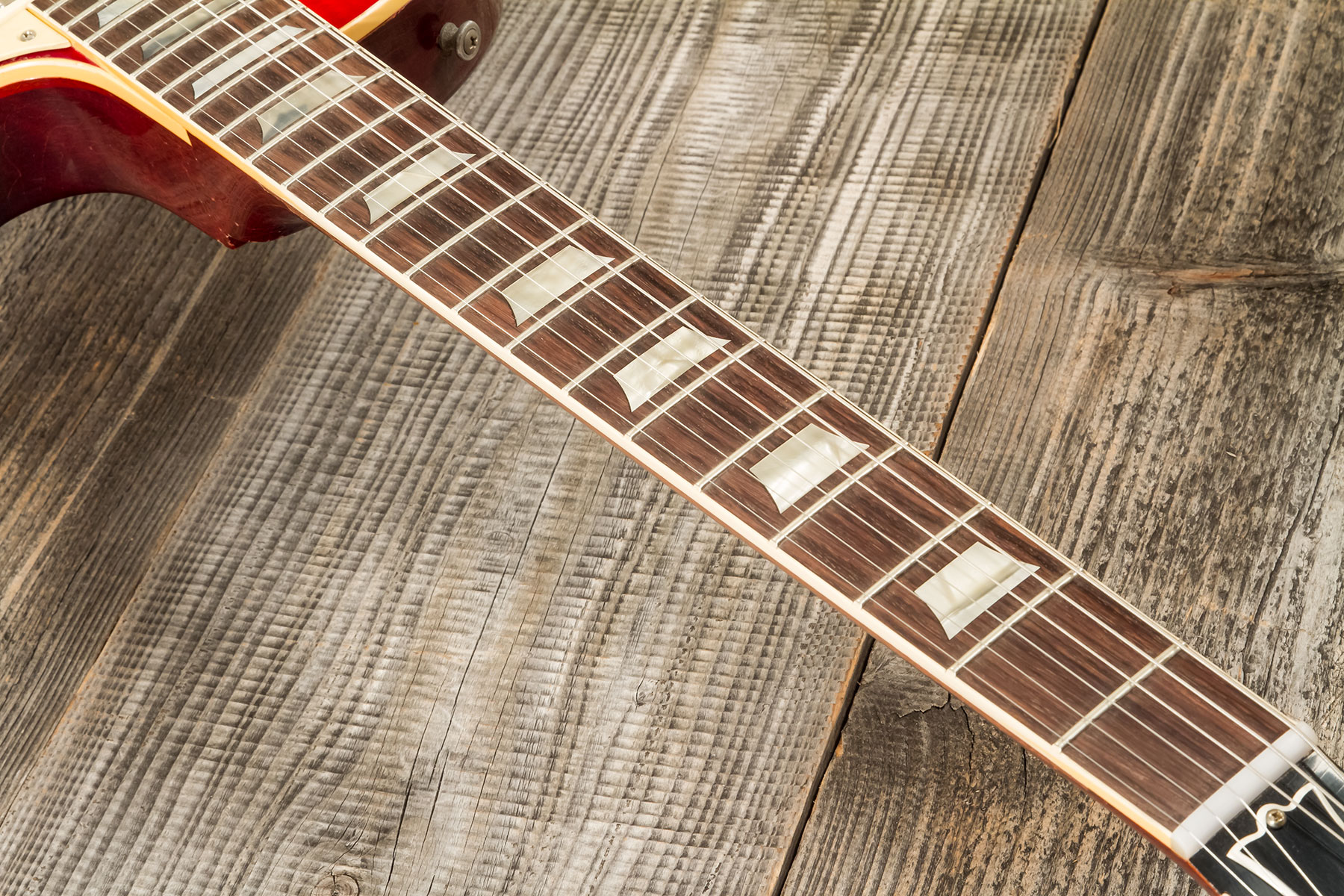 Gibson Custom Shop M2m Les Paul Standard 1959 Reissue 2h Ht Rw #934253 - Murphy Lab Heavy Aged Washed Cherry - Single cut electric guitar - Variation 