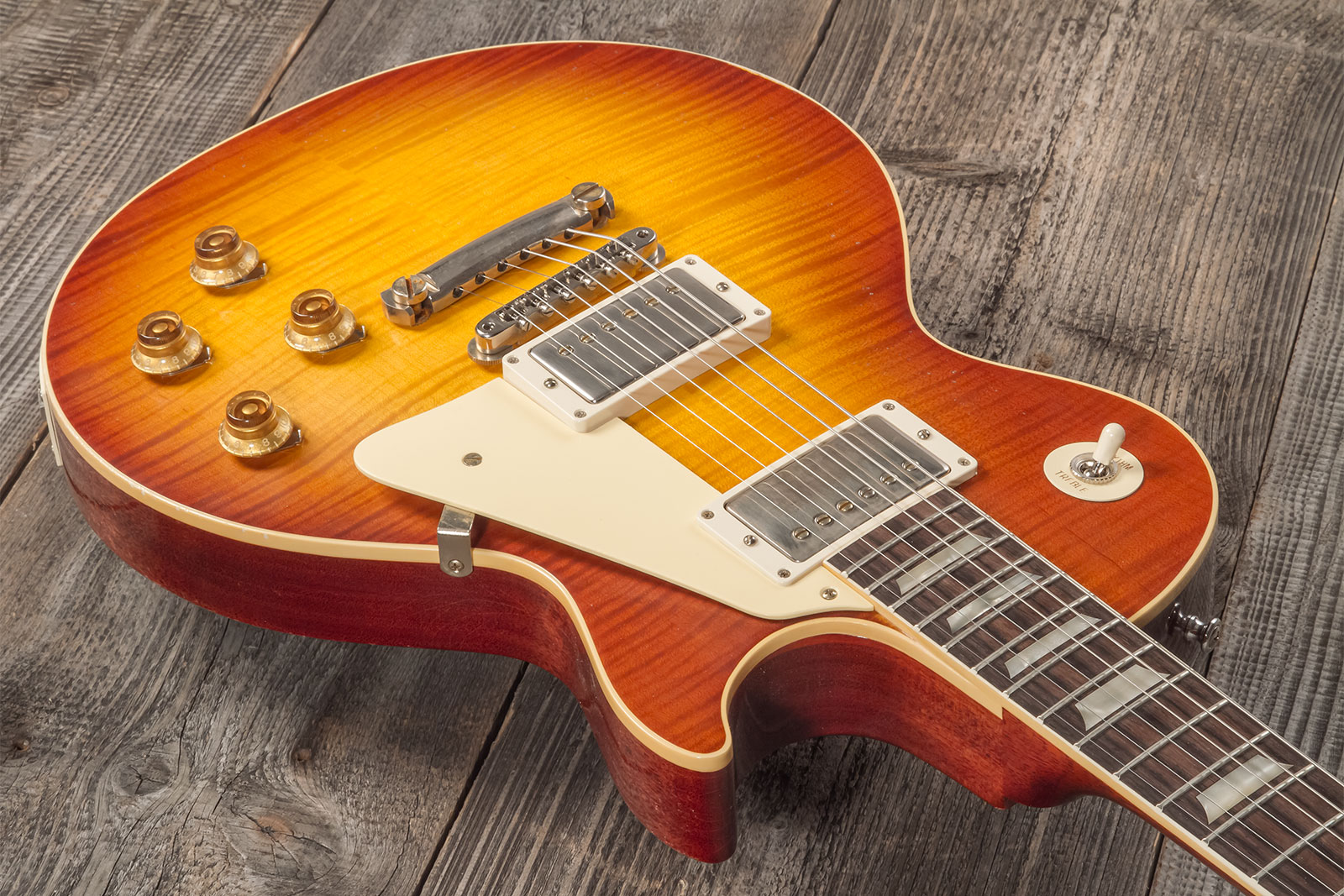 Gibson Custom Shop M2m Les Paul Standard 1959 Reissue 2h Ht Rw #934285 - Murphy Lab Light Aged Ice Tea Burst - Single cut electric guitar - Variation 