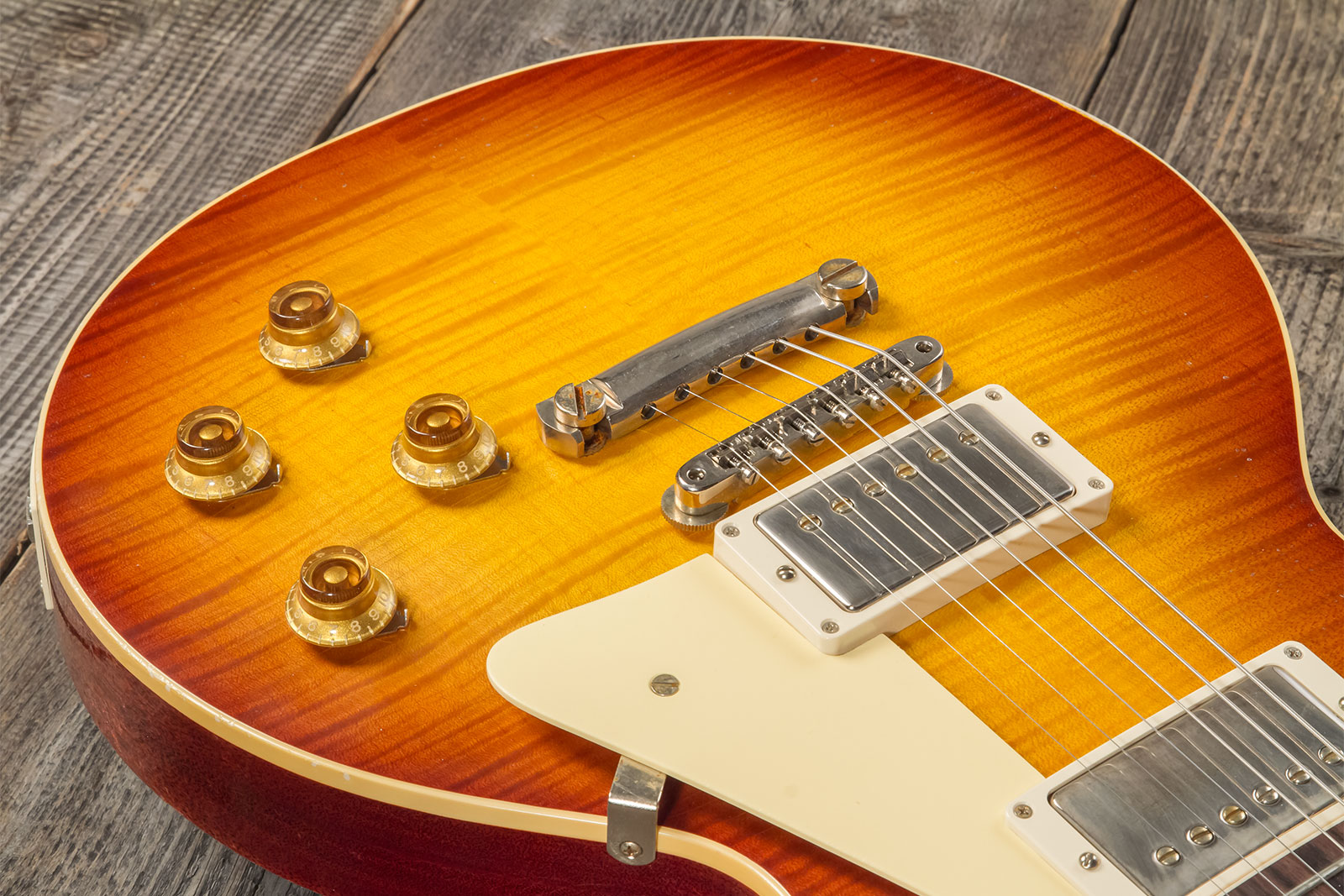 Gibson Custom Shop M2m Les Paul Standard 1959 Reissue 2h Ht Rw #934285 - Murphy Lab Light Aged Ice Tea Burst - Single cut electric guitar - Variation 