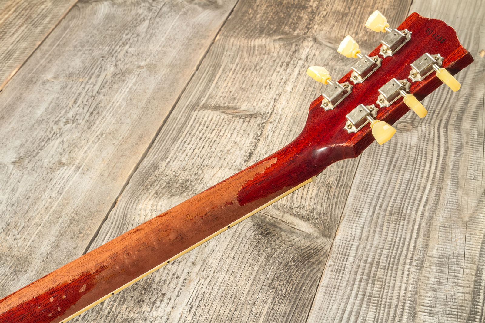 Gibson Custom Shop M2m Les Paul Standard 1959 Reissue 2h Ht Rw #934298 - Murphy Lab Ultra Heavy Aged Washed Cherry Sunburst - Single cut electric guit