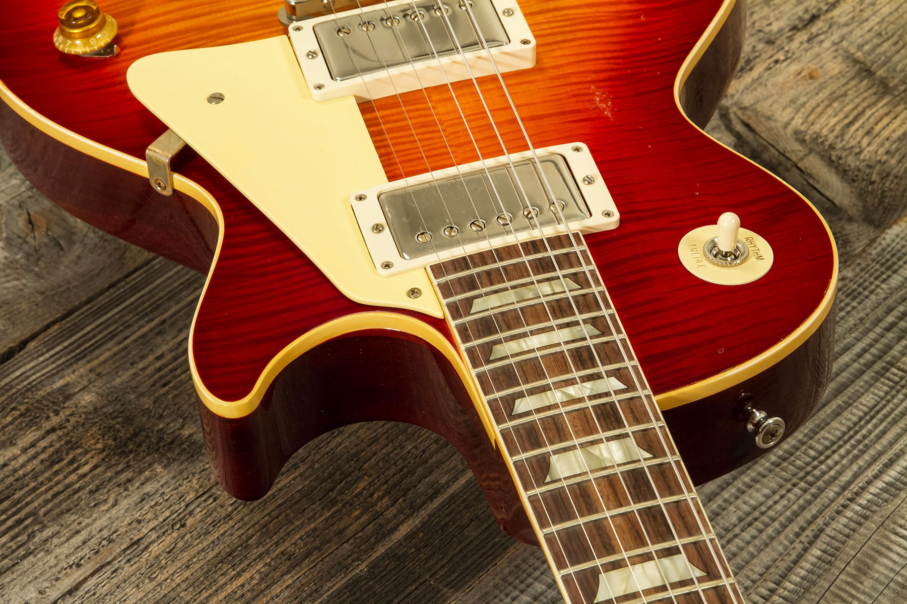 Gibson Custom Shop M2m Les Paul Standard 1959 Reissue 2h Ht Rw #94394 - Murphy Lab Light Aged Factory Burst - Single cut electric guitar - Variation 4
