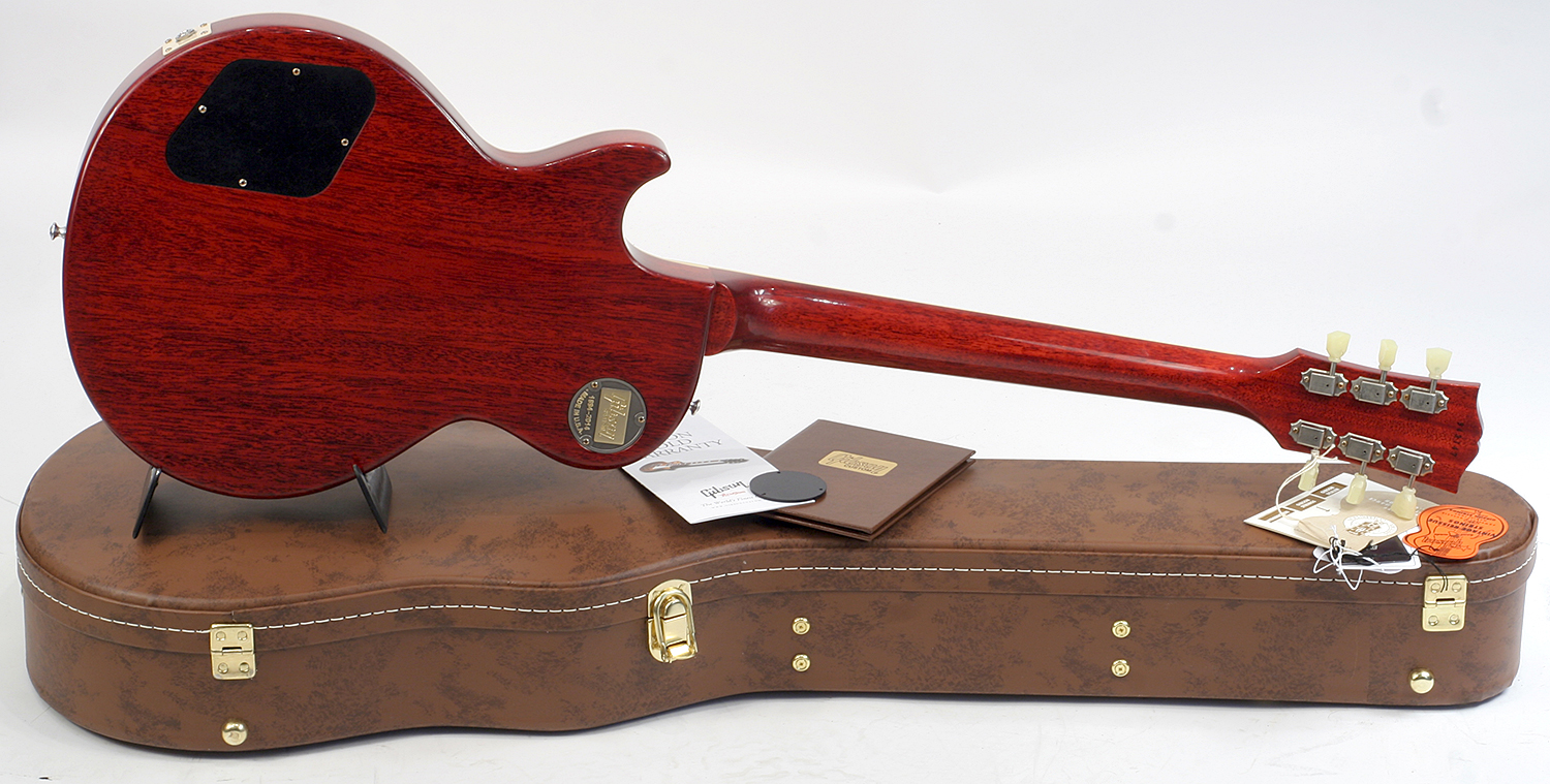 Gibson Custom Shop M2m Les Paul Standard 1959 Reissue 2h Ht Rw #943147 - Vos Red Tiger - Single cut electric guitar - Variation 2