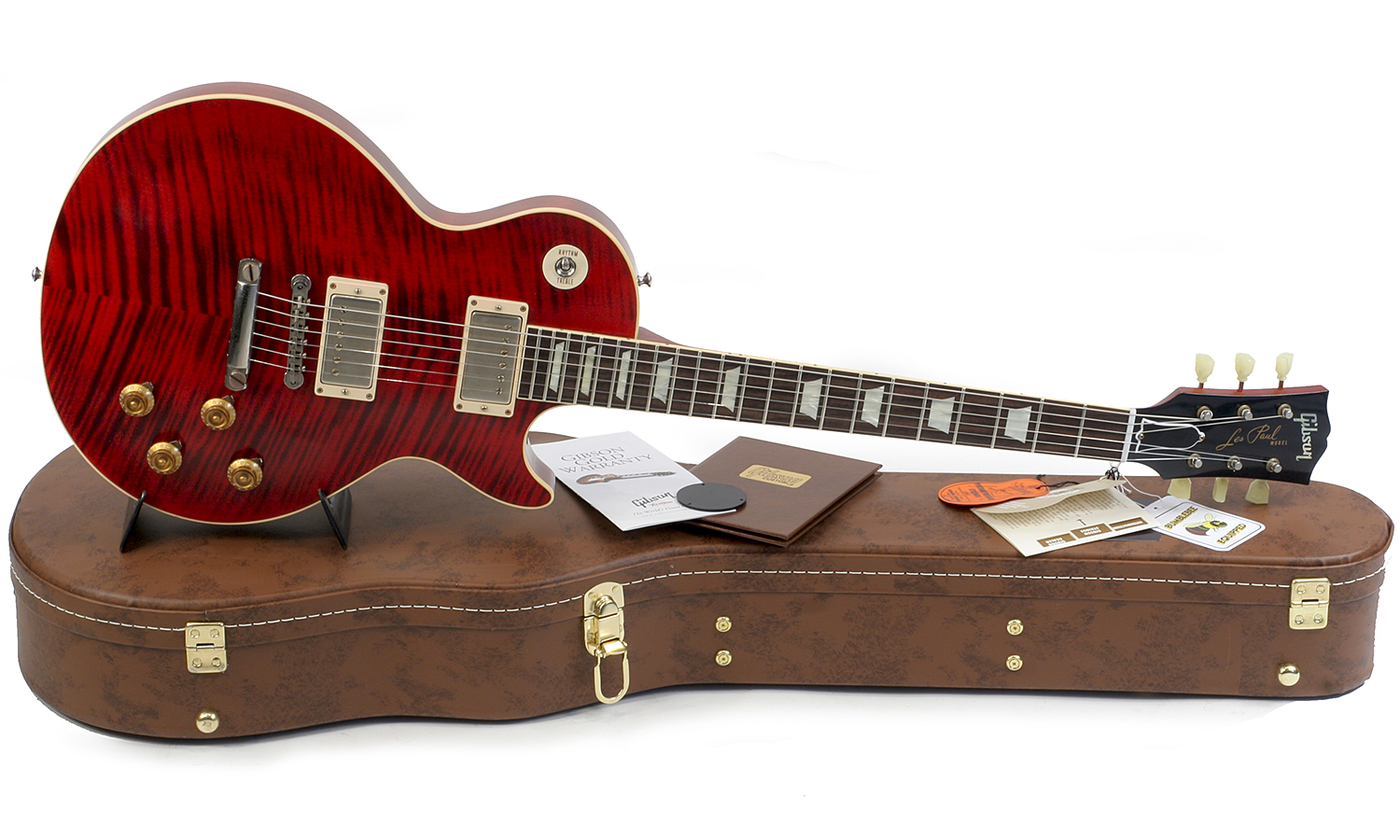 Gibson Custom Shop M2m Les Paul Standard 1959 Reissue 2h Ht Rw #943147 - Vos Red Tiger - Single cut electric guitar - Variation 1