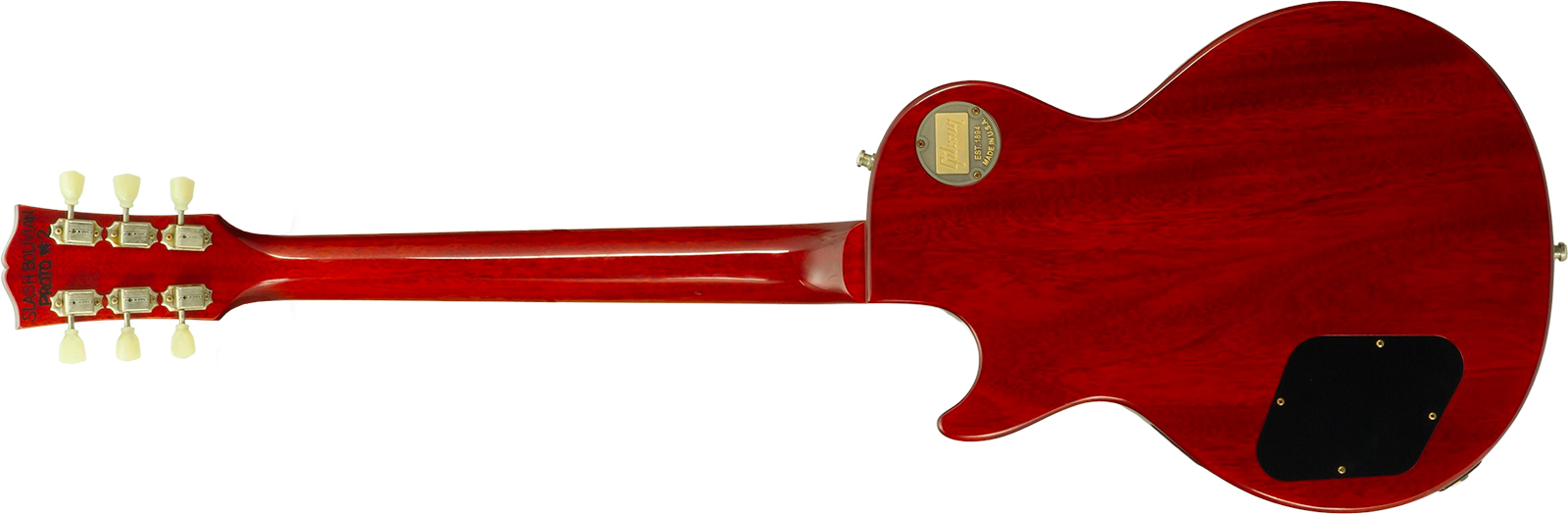 Gibson Custom Shop M2m Slash Les Paul 1958 Standard Proto #2 - Vos Vermillion Burst - Single cut electric guitar - Variation 11