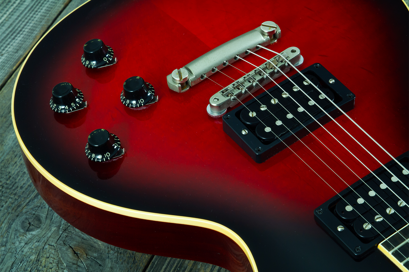 Gibson Custom Shop M2m Slash Les Paul 1958 Standard Proto #2 - Vos Vermillion Burst - Single cut electric guitar - Variation 13