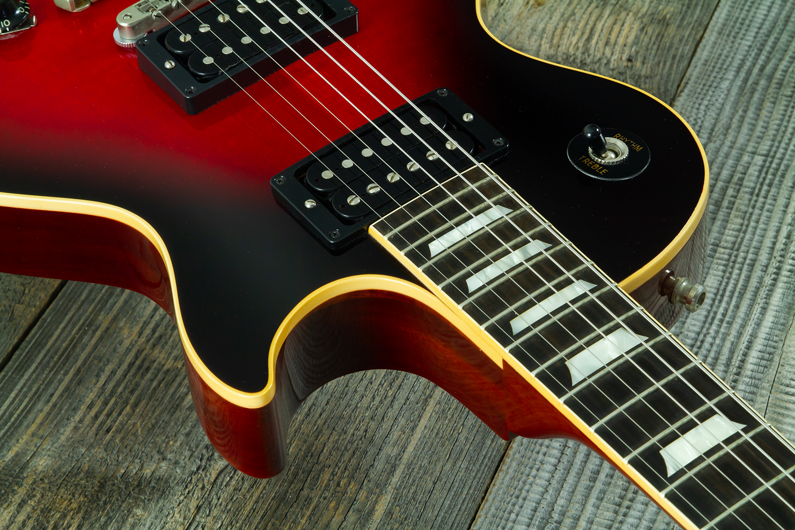 Gibson Custom Shop M2m Slash Les Paul 1958 Standard Proto #2 - Vos Vermillion Burst - Single cut electric guitar - Variation 14