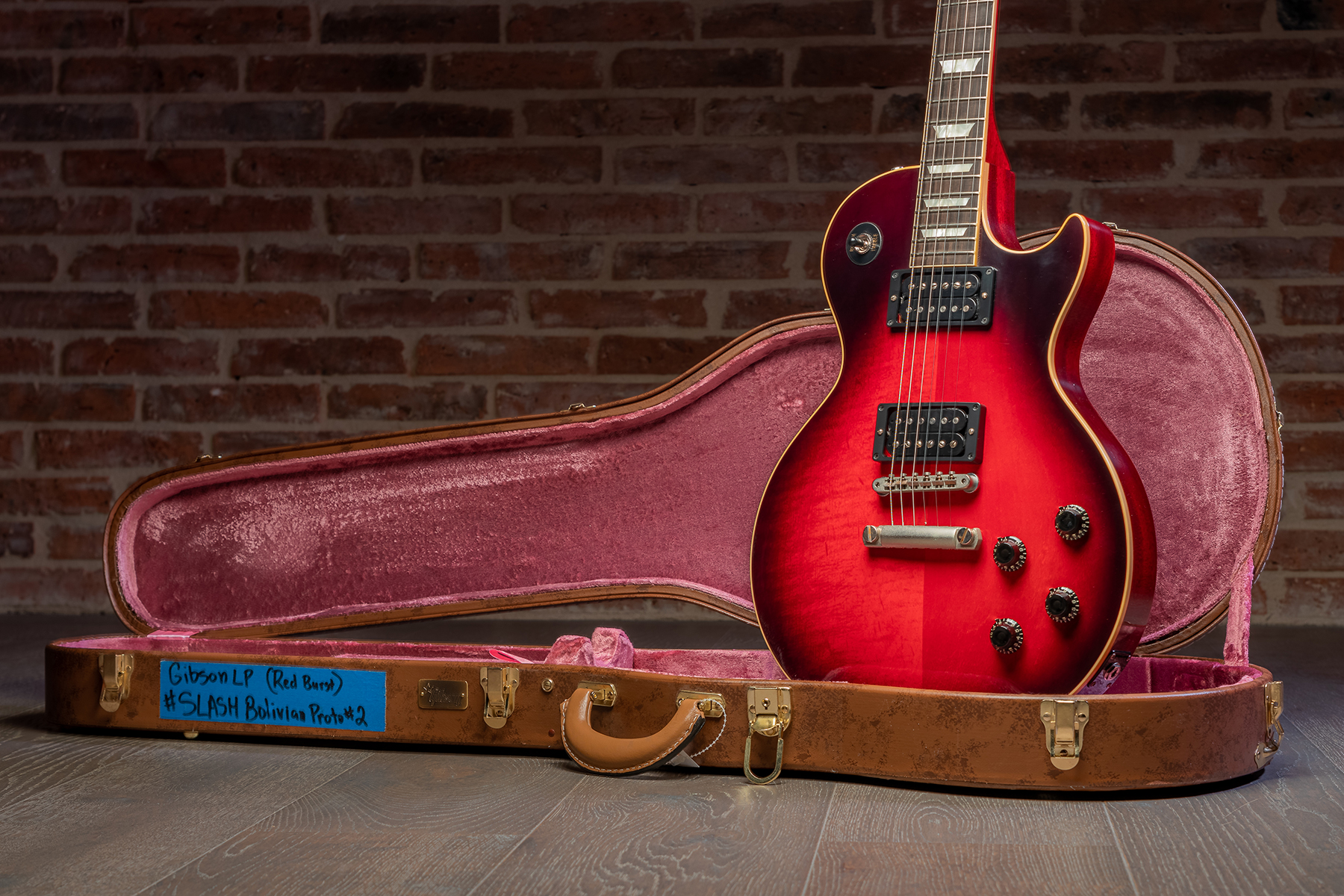 Gibson Custom Shop M2m Slash Les Paul 1958 Standard Proto #2 - Vos Vermillion Burst - Single cut electric guitar - Variation 23