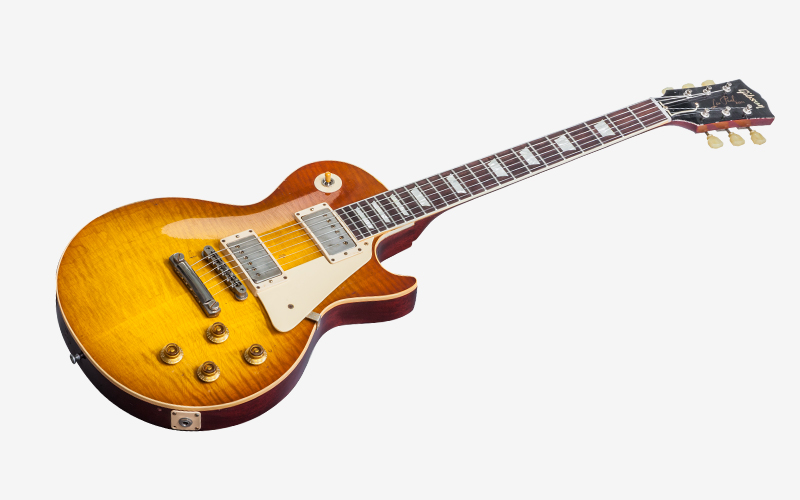 Gibson Custom Shop Mick Ralphs Les Paul Standard 1958 Replica Signature 2h Ht Rw - Aged Ralphs Burst - Single cut electric guitar - Variation 1