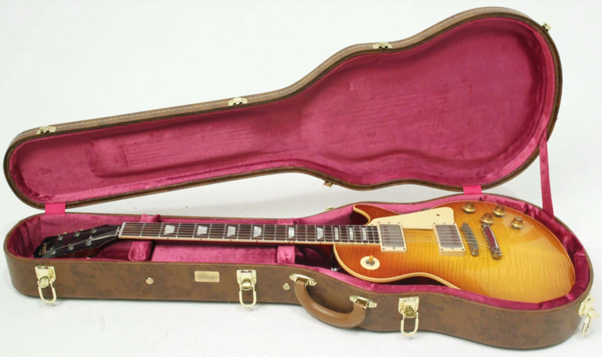 Gibson Custom Shop Mick Ralphs Les Paul Standard 1958 Replica Signature 2h Ht Rw - Aged Ralphs Burst - Single cut electric guitar - Variation 5