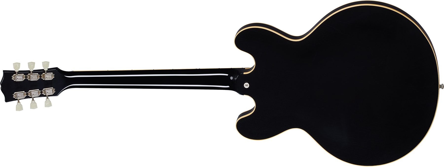 Gibson Custom Shop Murphy Lab Es-335 1959 Reissue 2h Ht Rw - Ultra Light Aged Ebony - Semi-hollow electric guitar - Variation 1