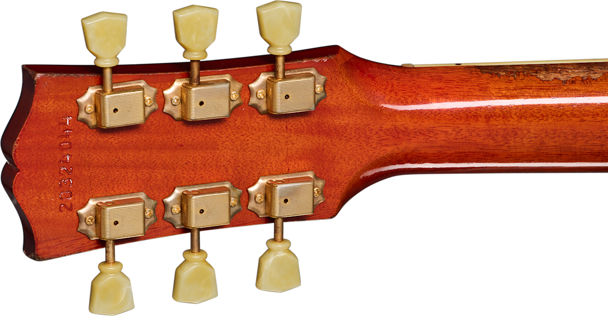 Gibson Custom Shop Murphy Lab Hummingbird 1960 Fixed Bridge Dreadnought Epicea Acajou Rw - Heavy Aged Washed Cherry Sunburst - Folk guitar - Variation