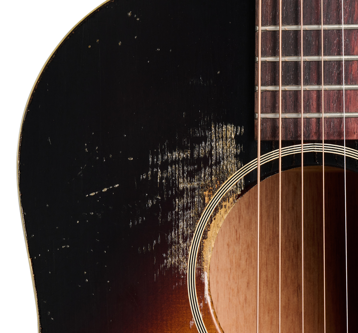 Gibson Custom Shop Murphy Lab J45 1942 Banner Dreadnought Shsc Epicea Acajou Rw - Heavy Aged Vintage Sunburst - Folk guitar - Variation 3