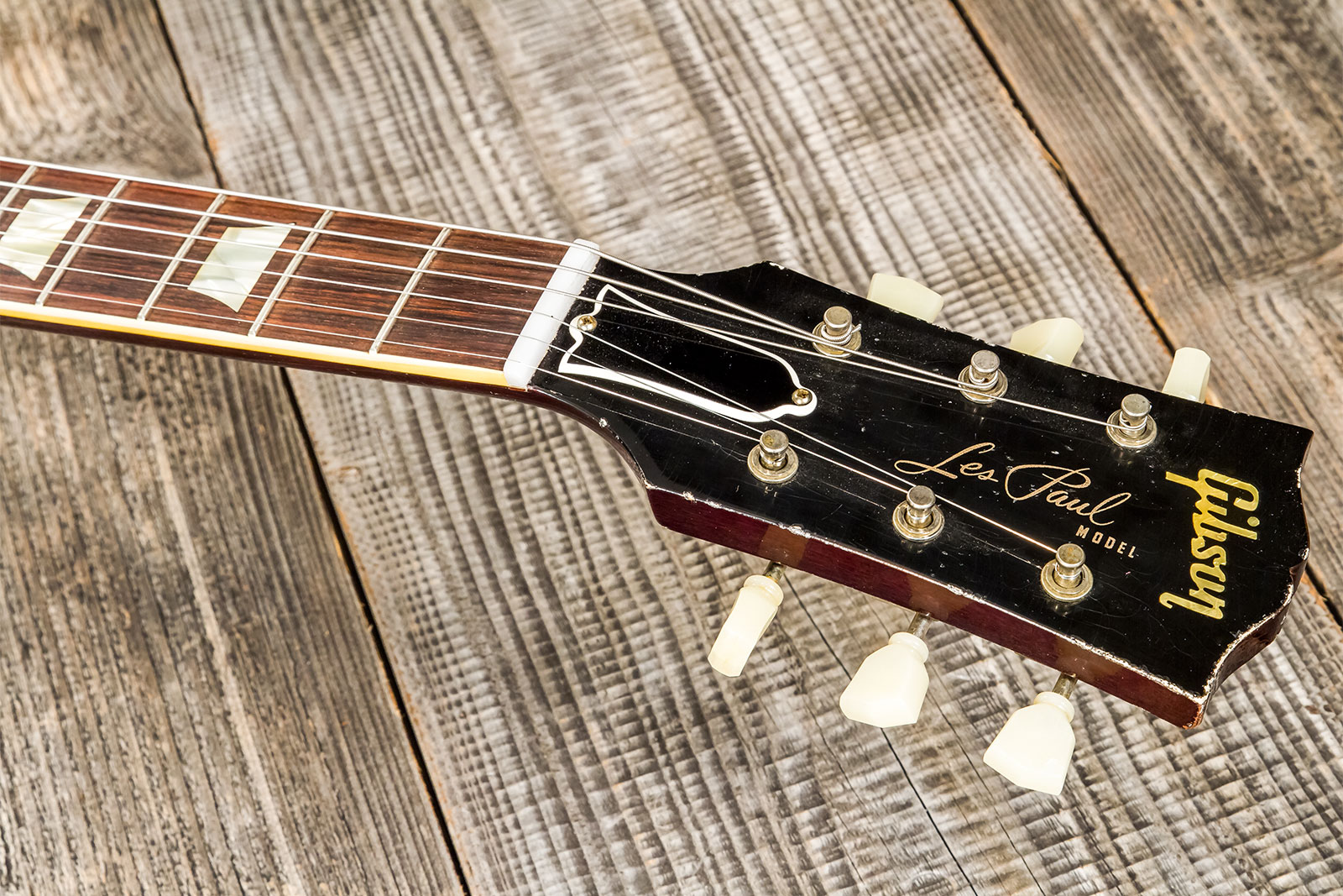 Gibson Custom Shop Murphy Lab Les Paul Goldtop 1957 Reissue 2h Ht Rw #721287 - Light Aged Double Gold With Dark Back - Single cut electric guitar - Va