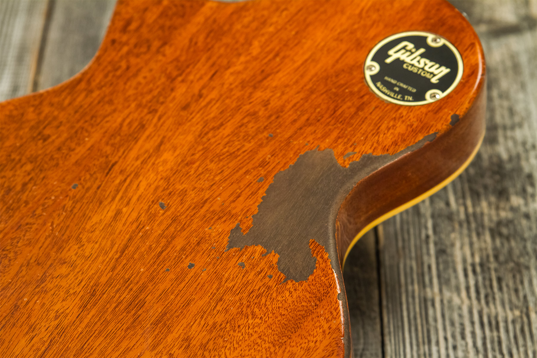 Gibson Custom Shop Murphy Lab Les Paul Standard 1959 Reissue 2h Ht Rw #93718 - Heavy Aged Green Lemon Fade - Single cut electric guitar - Variation 6