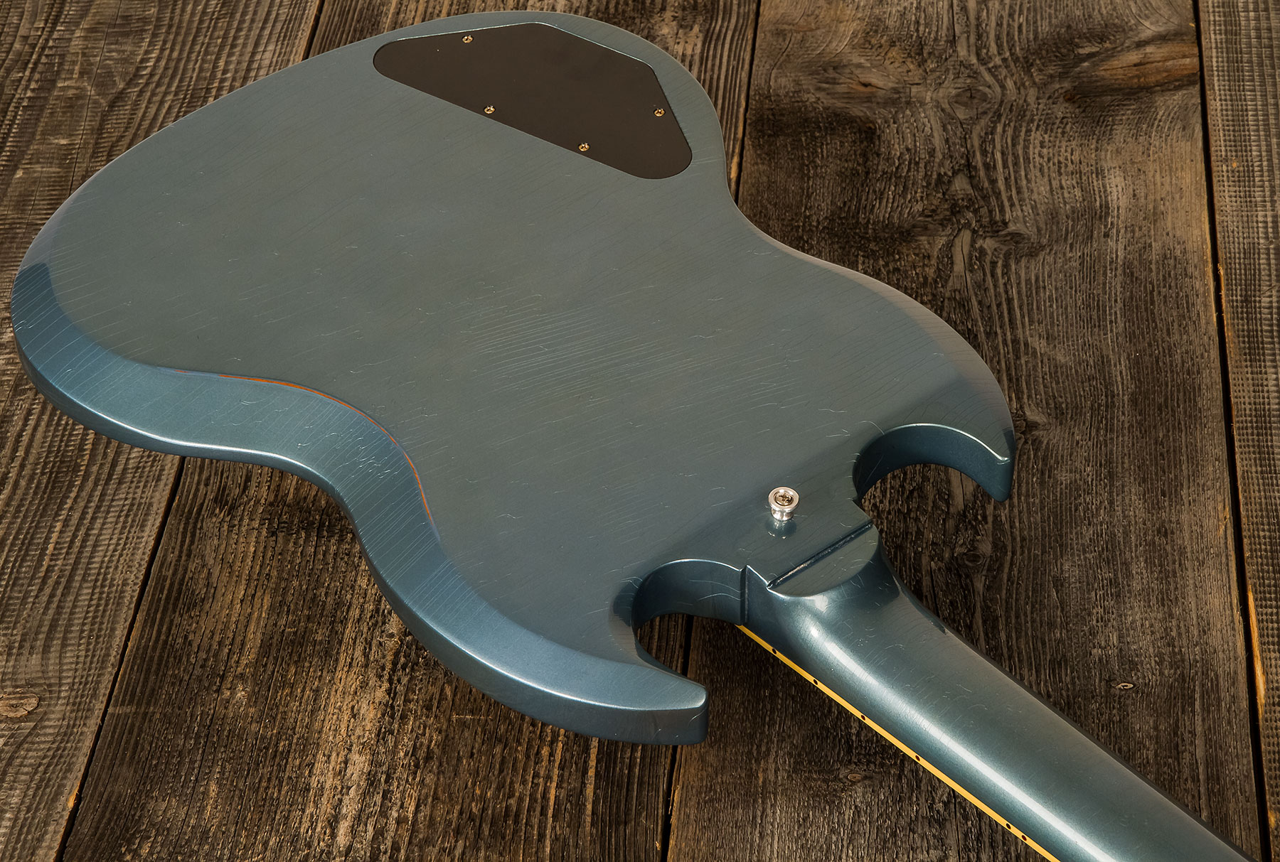 Custom Shop Murphy Lab 1964 SG Standard Reissue - light aged pelham blue  Double cut electric guitar Gibson