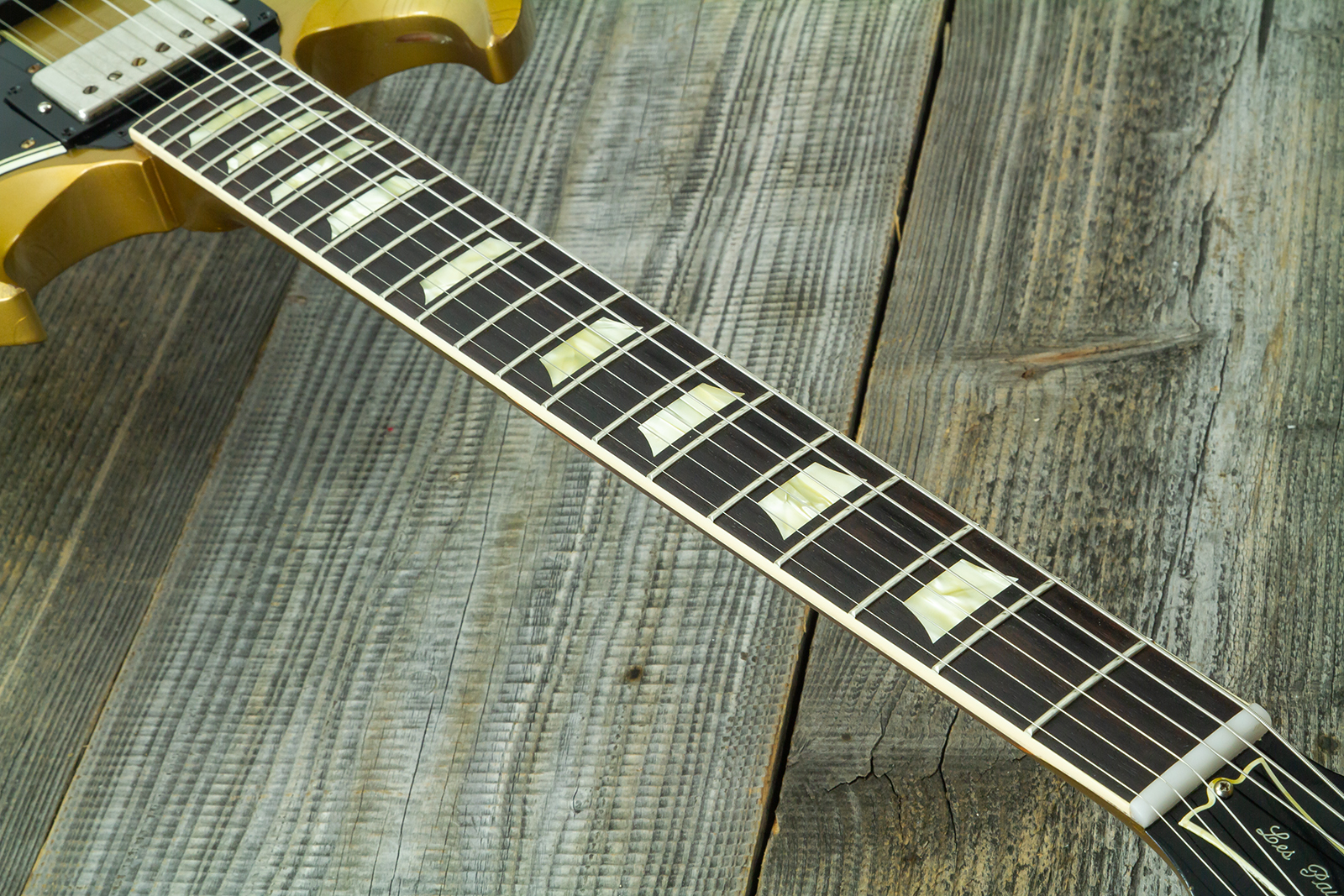 Gibson Custom Shop Sg Standard 1961 Reissue 2h Ht Rw #500881 - Murphy Lab Ultra Heavy Aged Double Gold - Double cut electric guitar - Variation 8