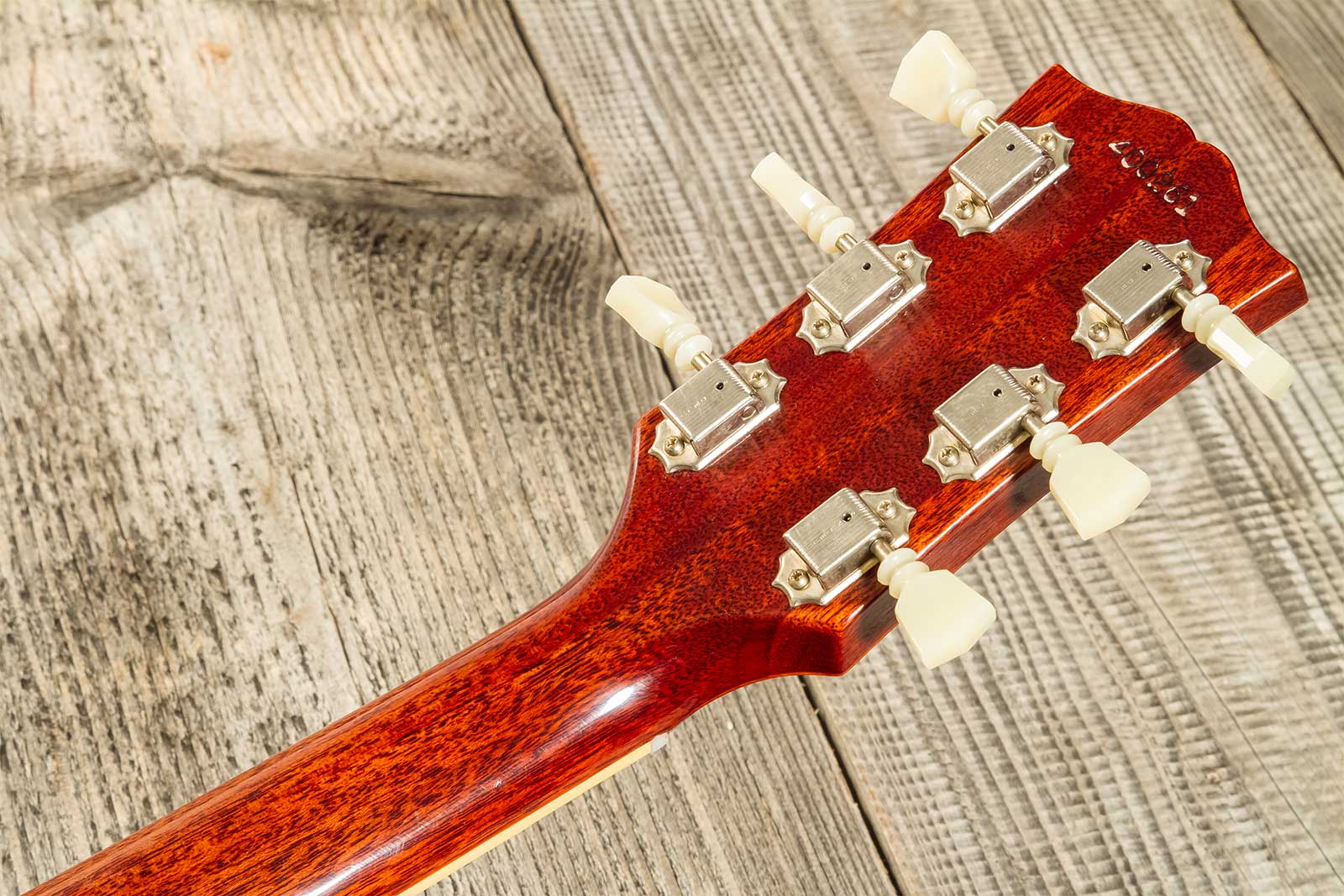 Gibson Custom Shop Sg Standard 1961 Stop Bar Reissue Lh Gaucher 2019 2h Ht Rw #400261 - Vos Cherry Red - Double cut electric guitar - Variation 11