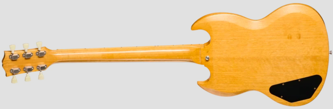 Gibson Custom Shop Sg Standard Reissue 1964 Korina Le Ltd 2h Trem Eb - Vos Antique Natural - Double cut electric guitar - Variation 1
